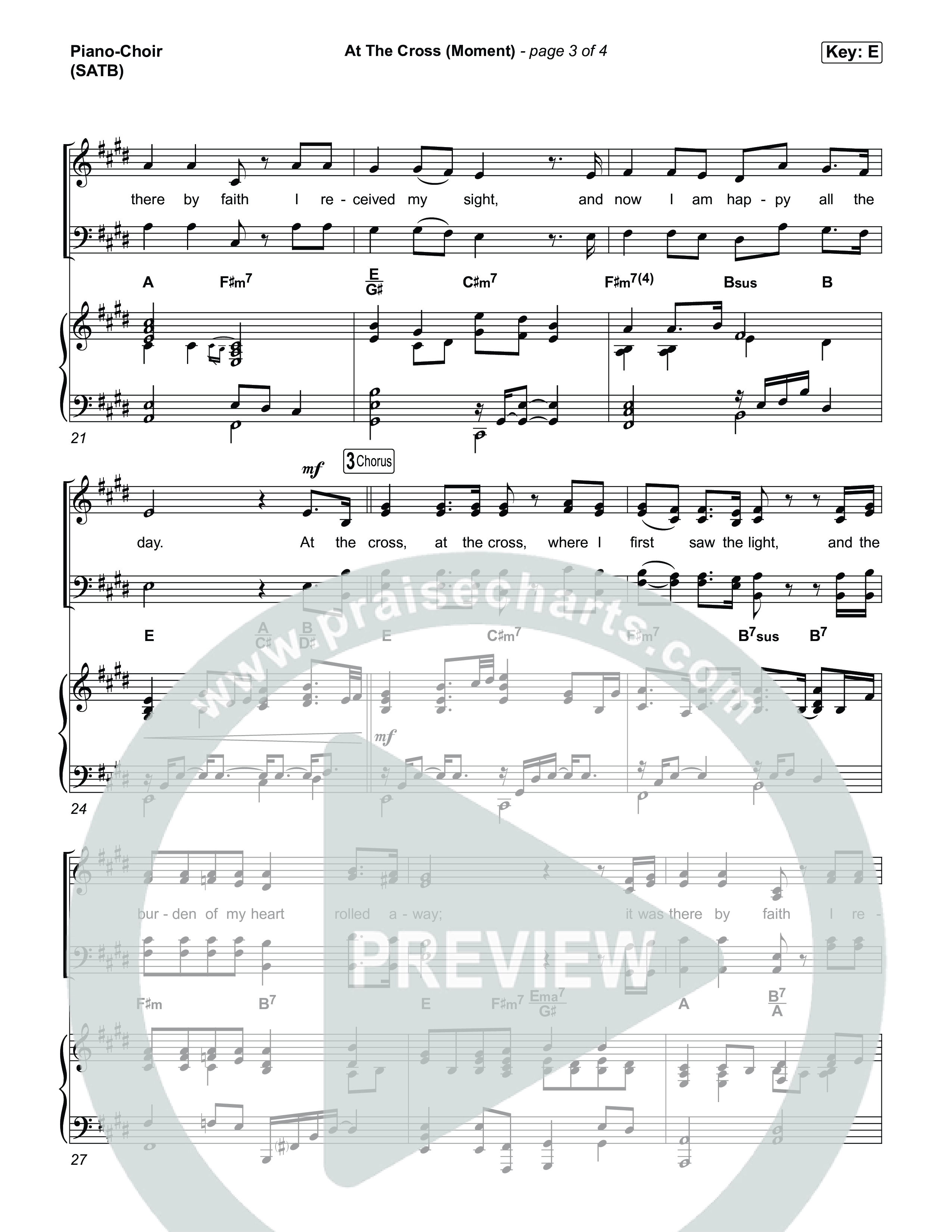 At The Cross (Moment) Piano/Vocal Pack (David's Harp)