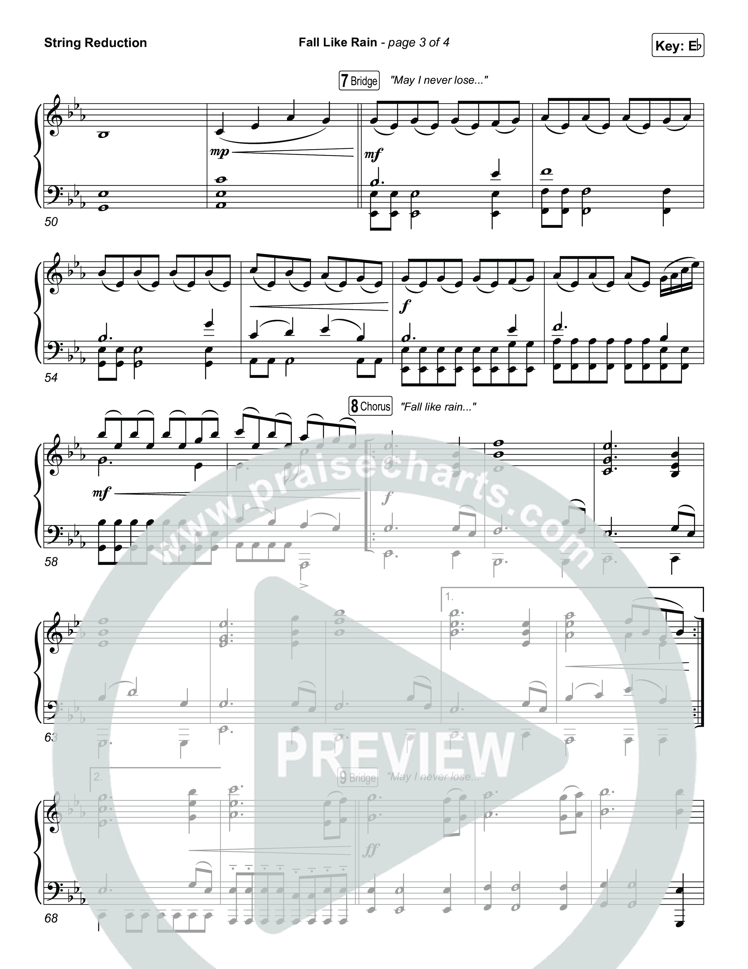 Fall Like Rain (Live From Passion 2024) String Reduction (Passion / Kari Jobe / Rachel Halbach)