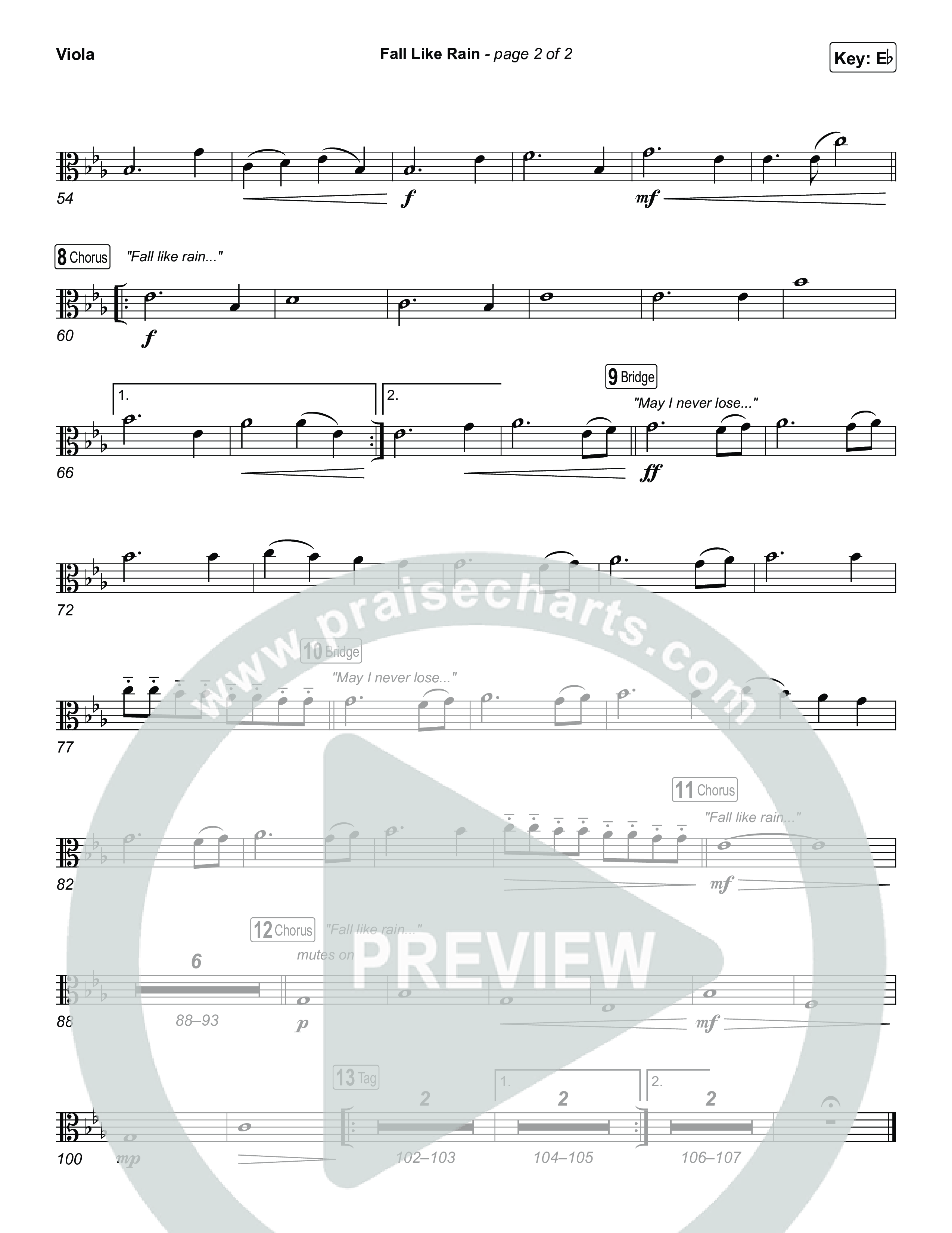 Fall Like Rain (Live From Passion 2024) Viola (Passion / Kari Jobe / Rachel Halbach)