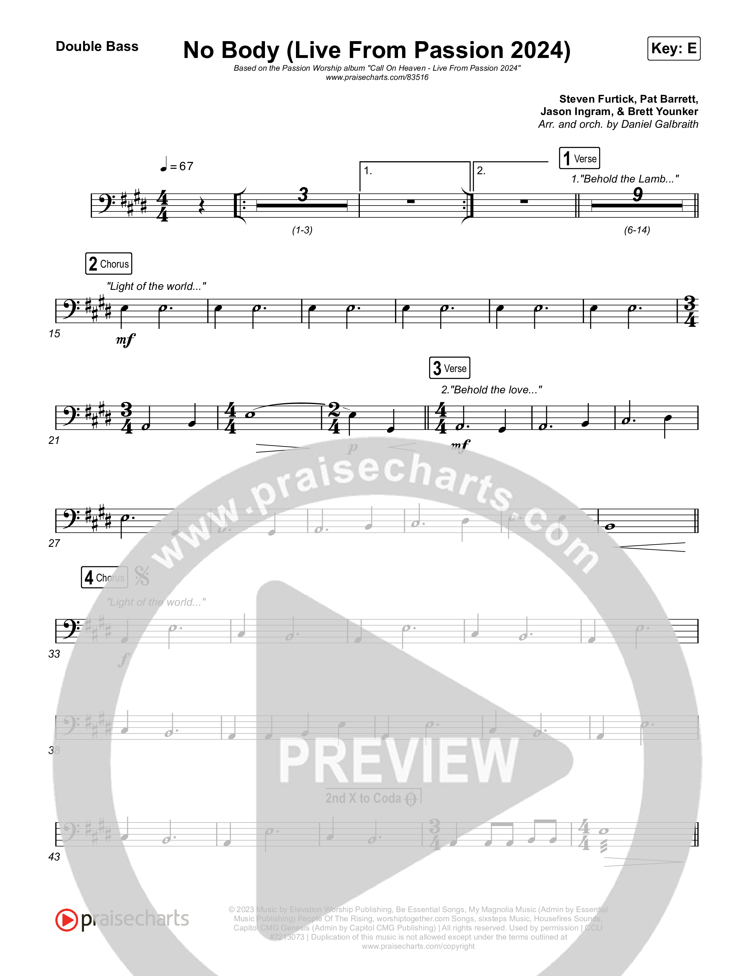 No Body (Live From Passion 2024) String Bass (Passion / Chidima)