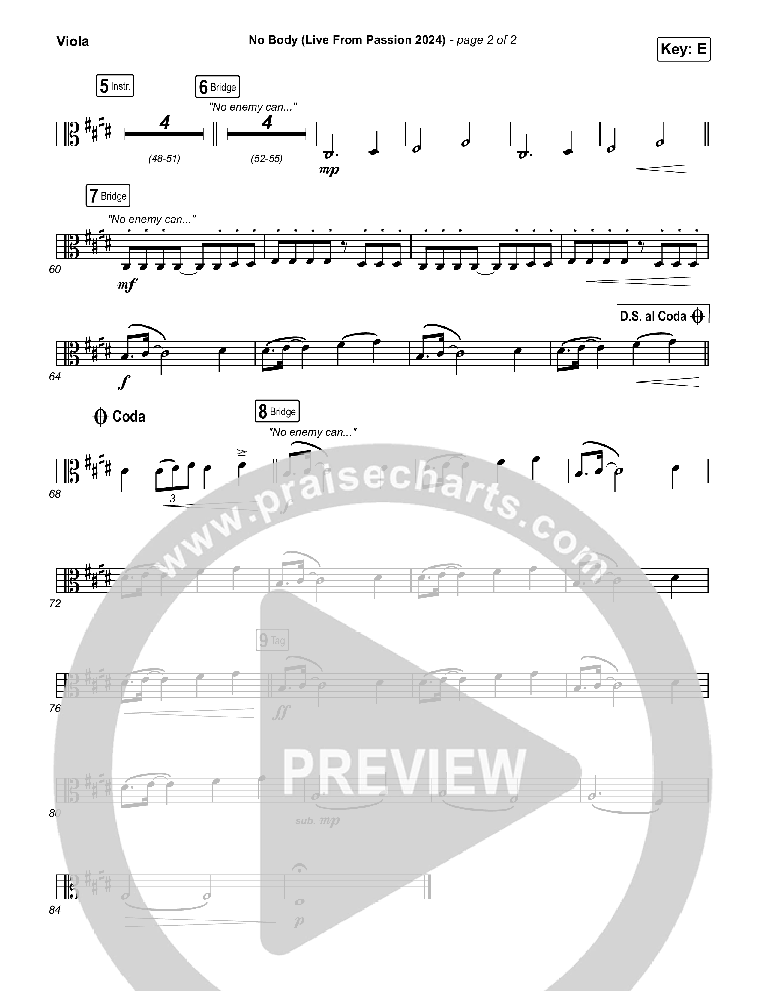 No Body (Live From Passion 2024) Viola (Passion / Chidima)