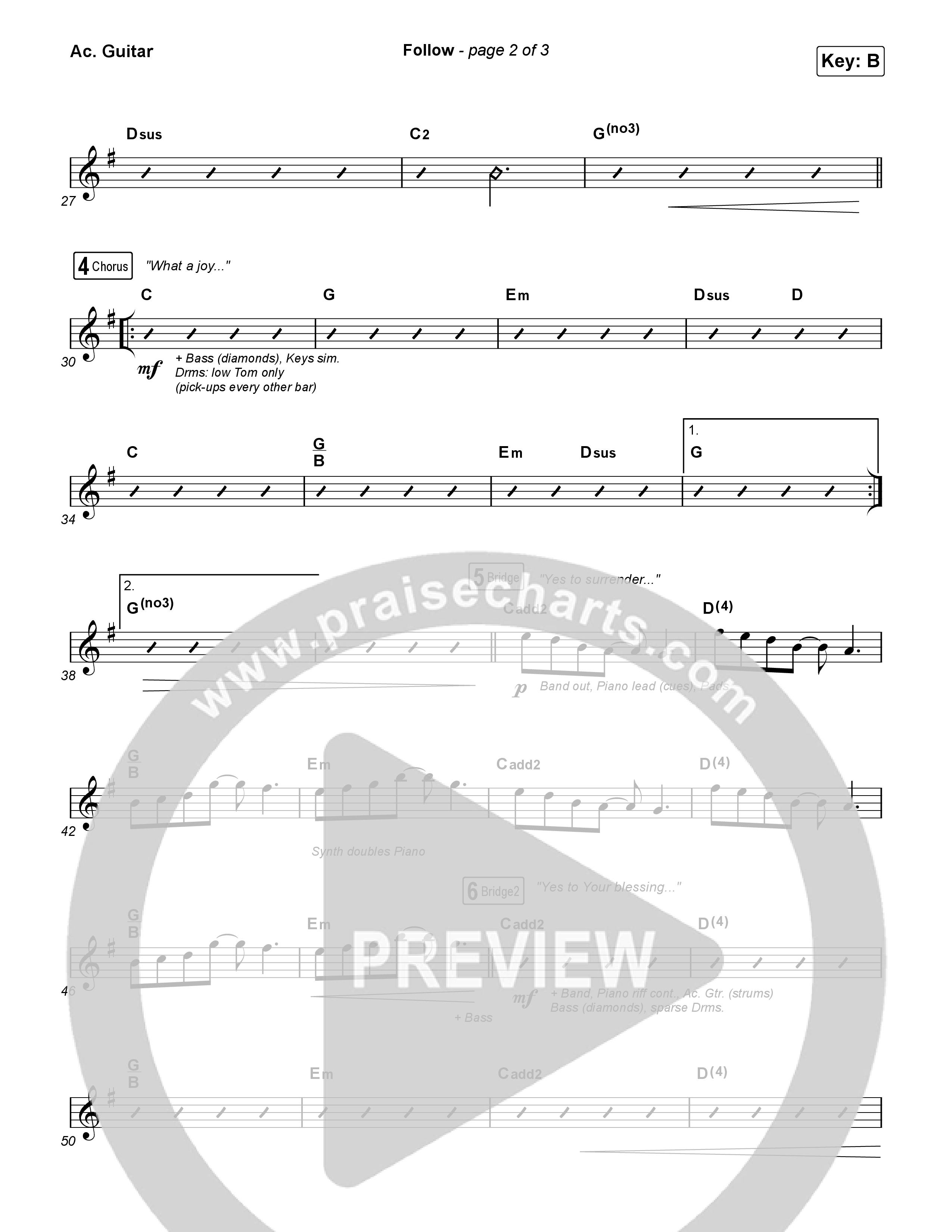 Follow (Live From Passion 2024) Acoustic Guitar (Passion / Melodie Malone)