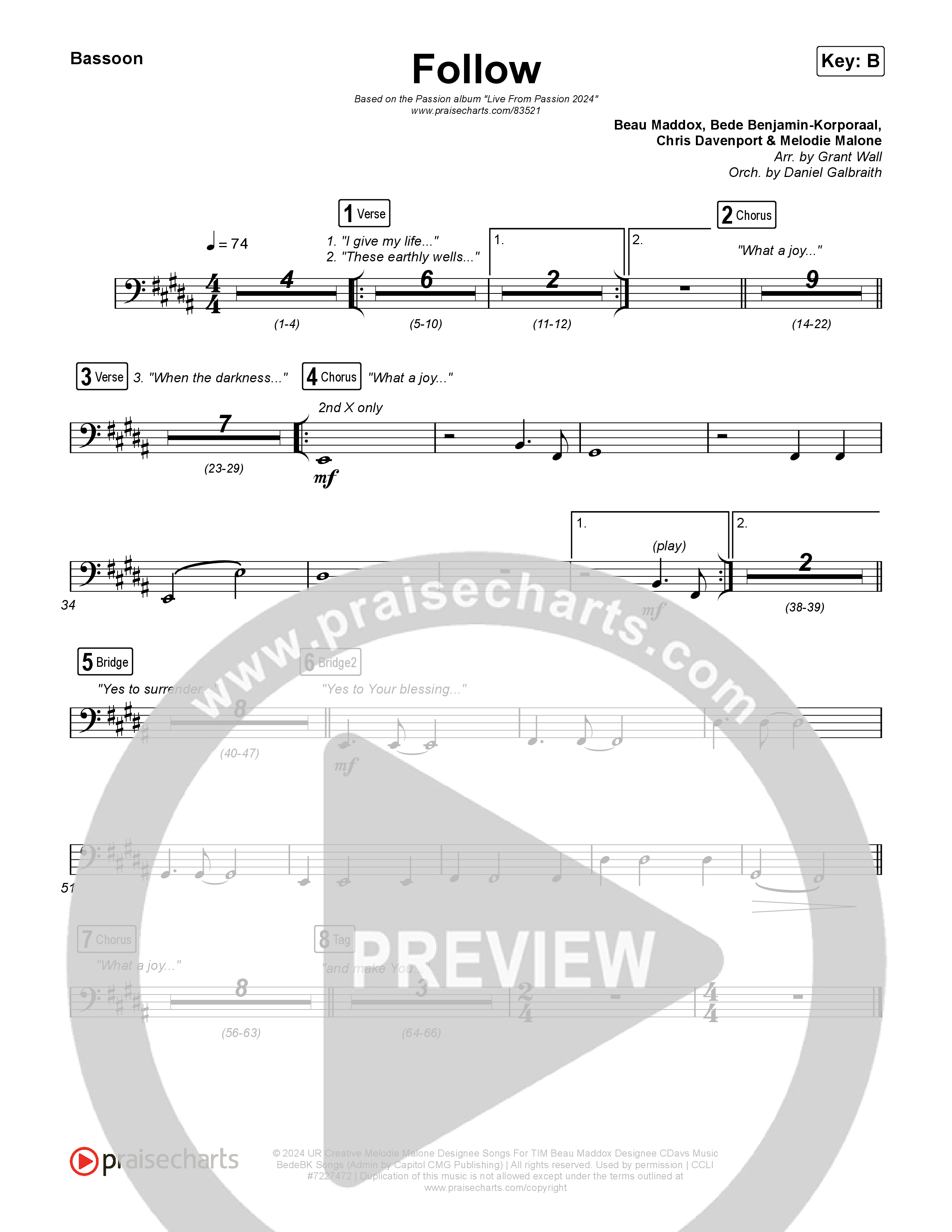 Follow (Live From Passion 2024) Bassoon (Passion / Melodie Malone)