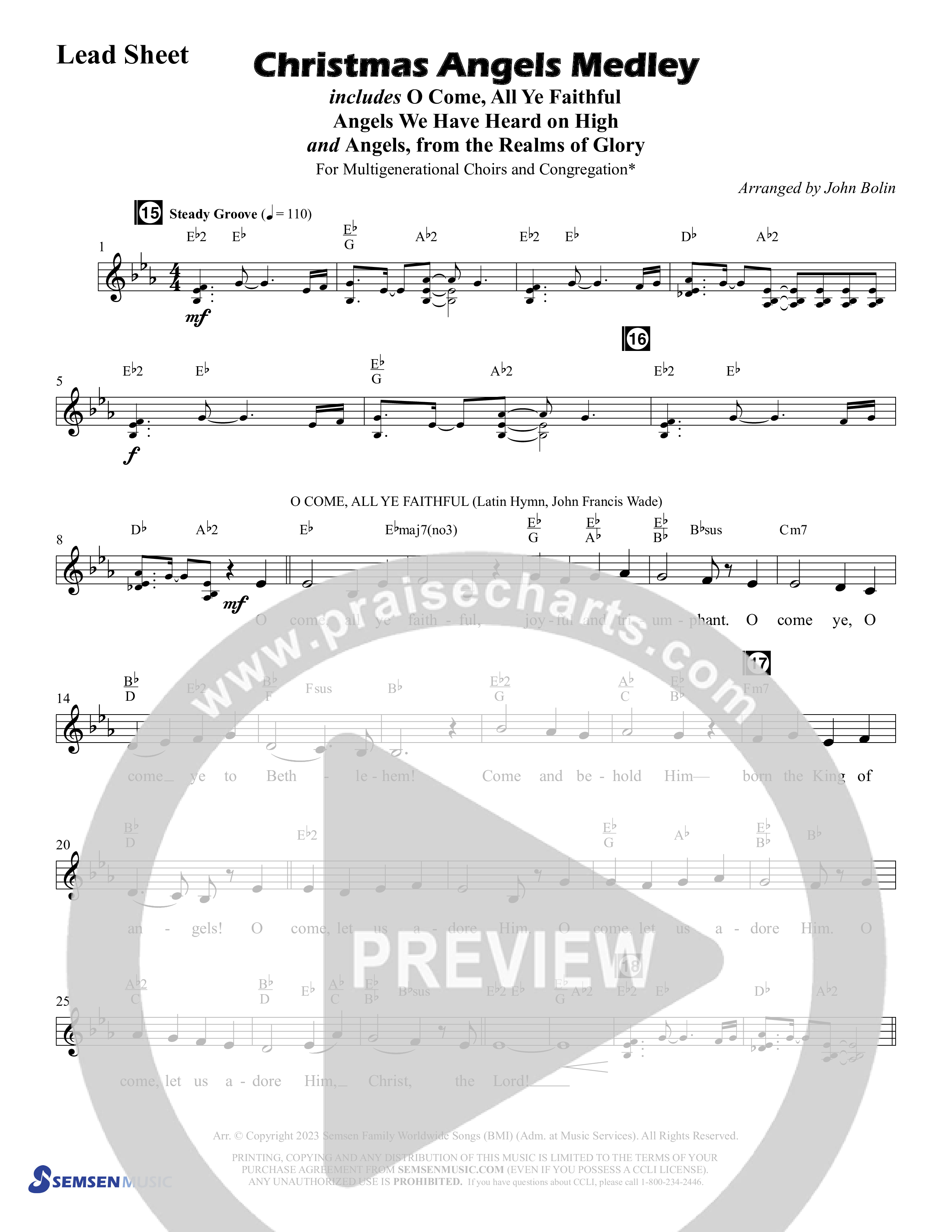 Behold (9 Song Choral Collection) Song 2 (Lead & Chords) (Semsen Music / Arr. John Bolin / Orch. Cliff Duren)