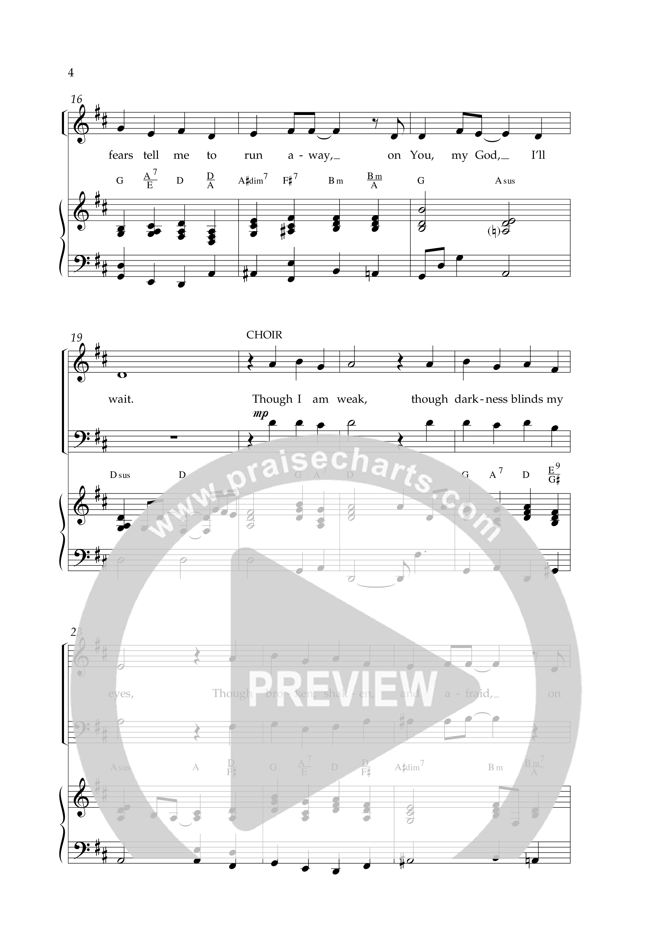 On You My God I'll Wait (Choral Anthem SATB) Anthem (SATB/Piano) (Lifeway Choral / Arr. Craig Adams / Arr. Mike Harland)