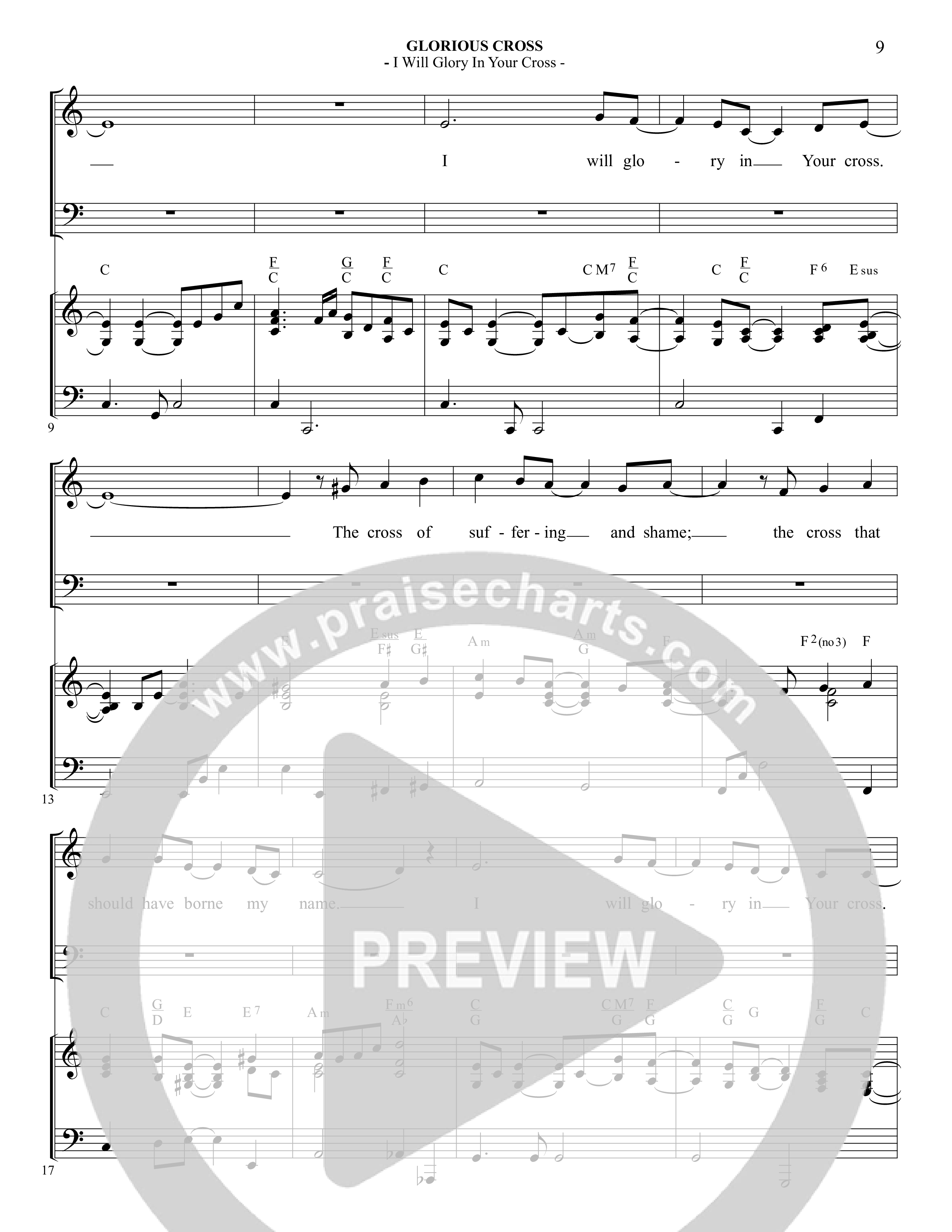 Glorious Cross (5 Song Choral Collection) Song 2 (Piano SATB) (Foster Music Group / Arr. Marty Parks)