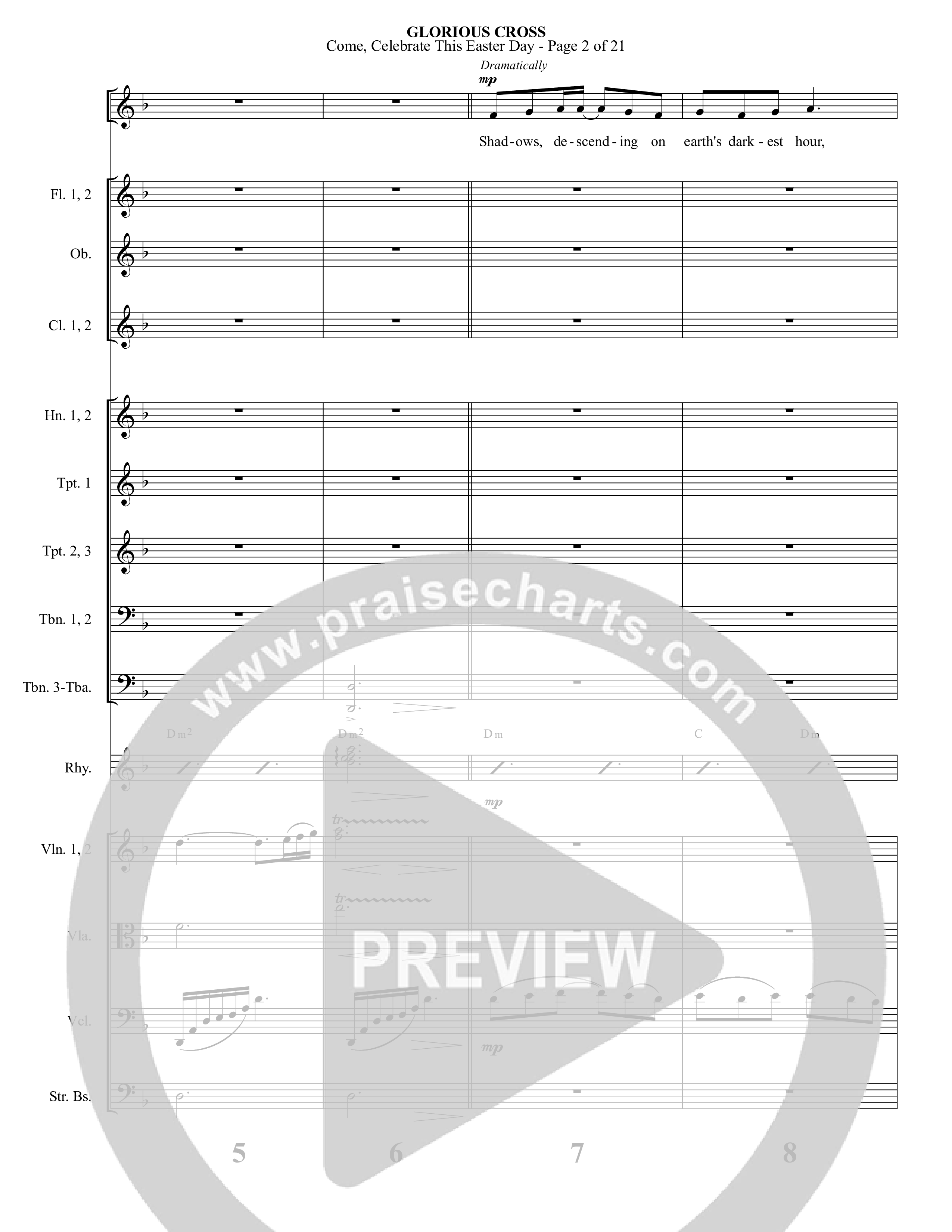 Glorious Cross (5 Song Choral Collection) Song 4 (Orchestration) (Foster Music Group / Arr. Marty Parks)