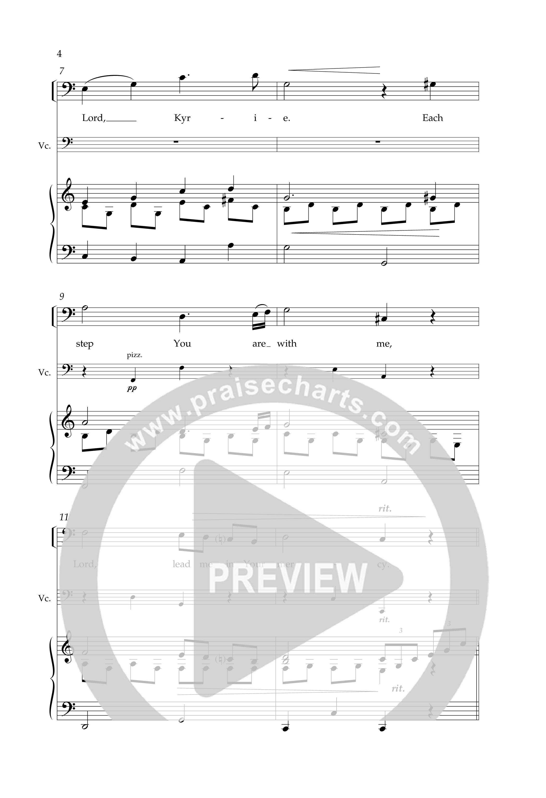 On The Way Kyrie (Choral Anthem SATB) Anthem (SATB/Piano) (Lifeway Choral / Arr. Phillip Keveren)