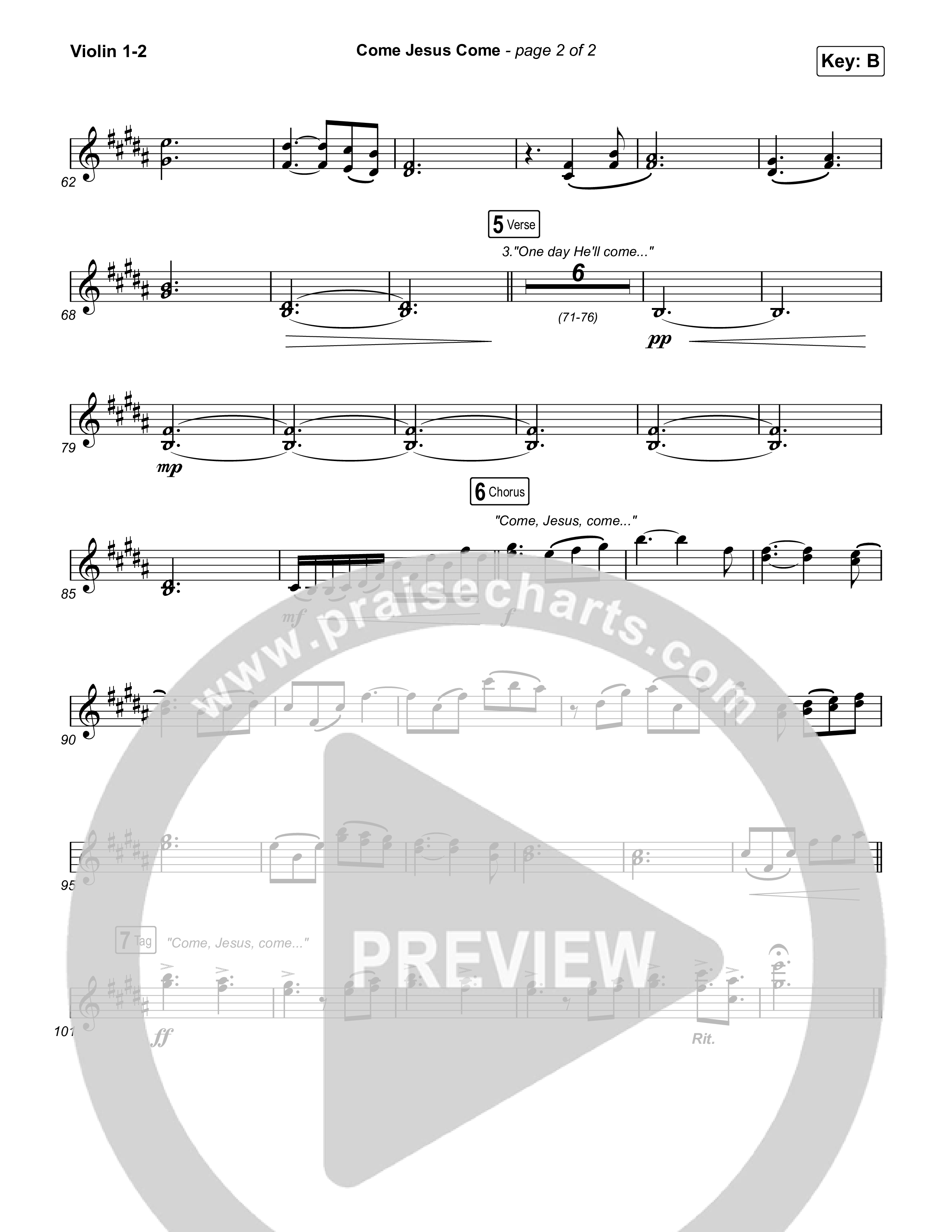 Come Jesus Come String Pack (CeCe Winans)