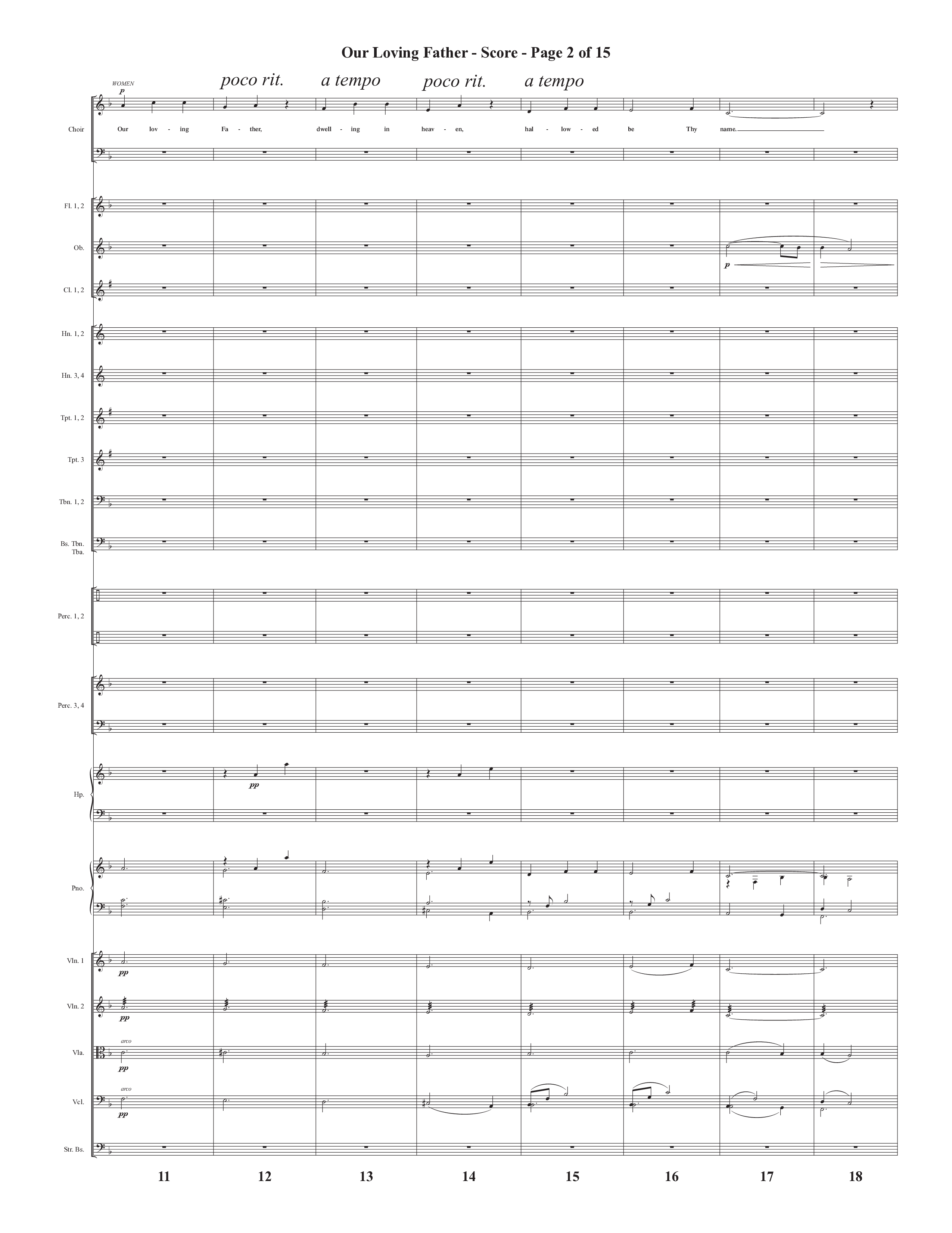 Our Loving Father (Choral Anthem SATB) Conductor's Score (Semsen Music / Arr. Phillip Keveren)