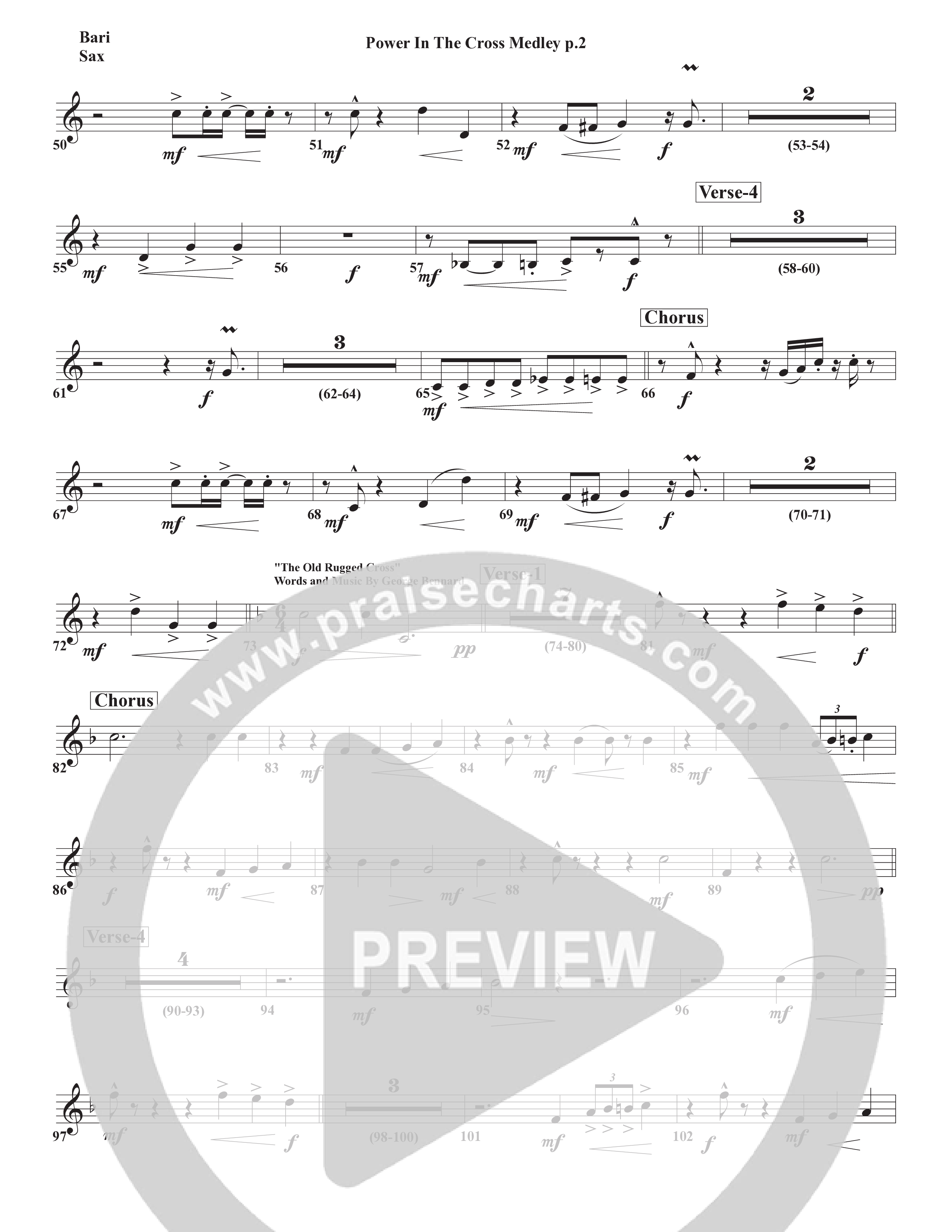 Power In The Cross Medley Bari Sax (Chris Emert)