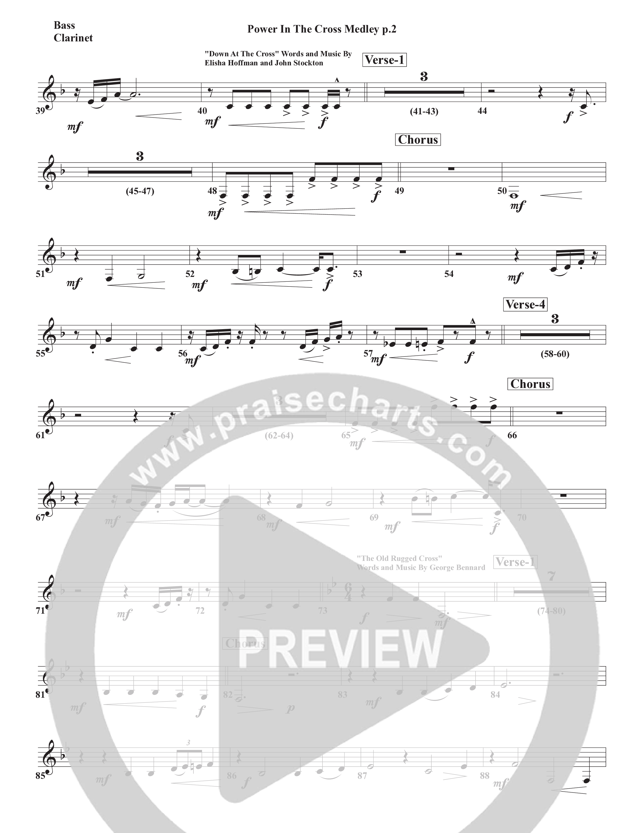 Power In The Cross Medley Bass Clarinet (Chris Emert)