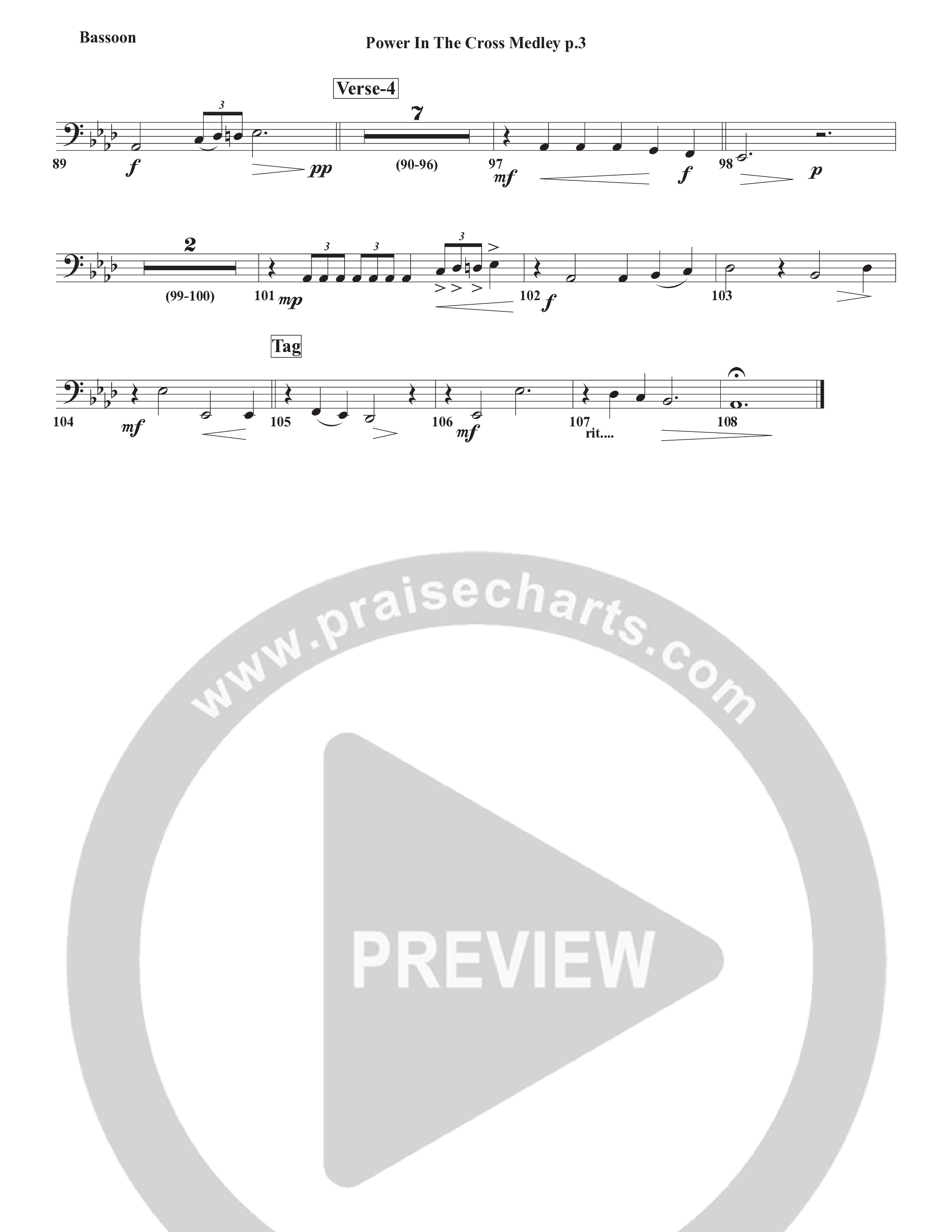 Power In The Cross Medley Bassoon (Chris Emert)