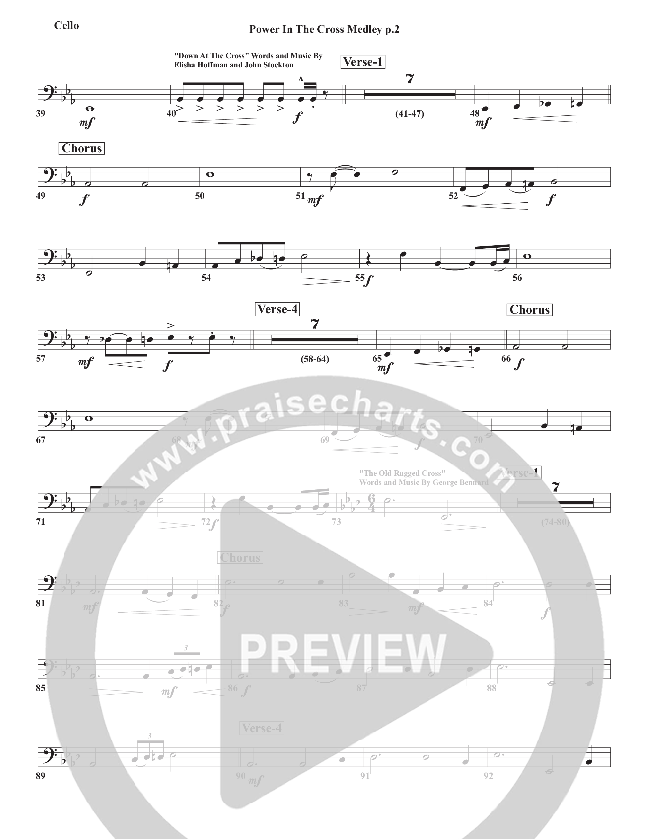 Power In The Cross Medley Cello (Chris Emert)