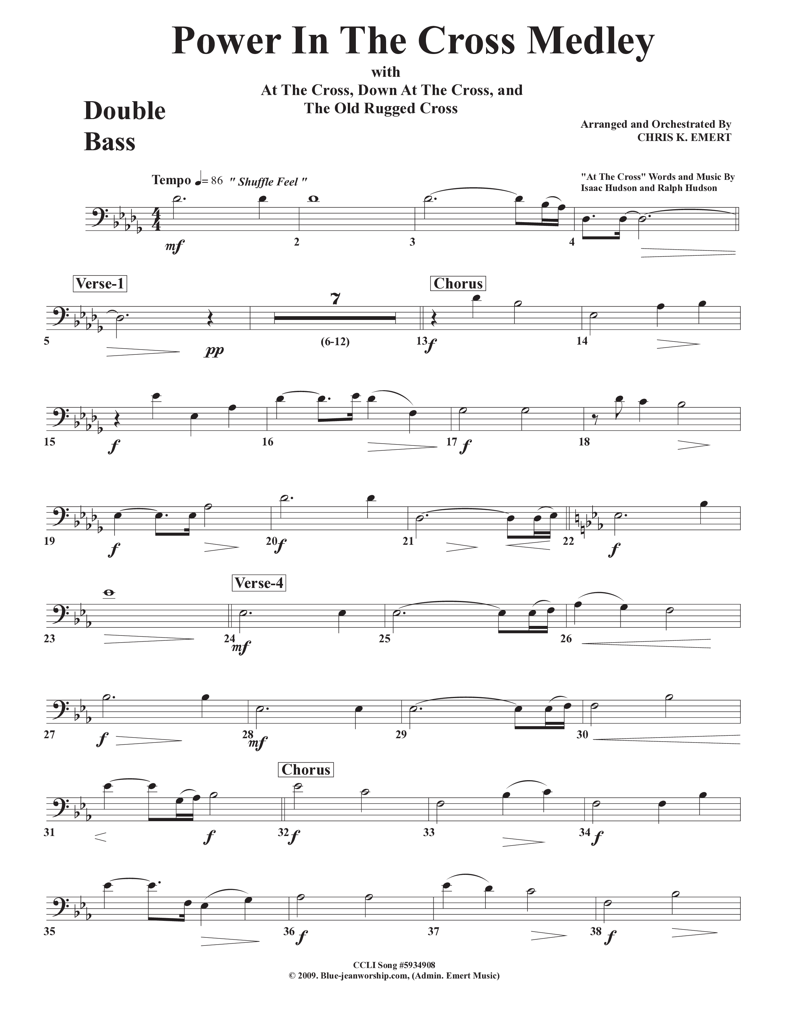 Power In The Cross Medley Double Bass (Chris Emert)