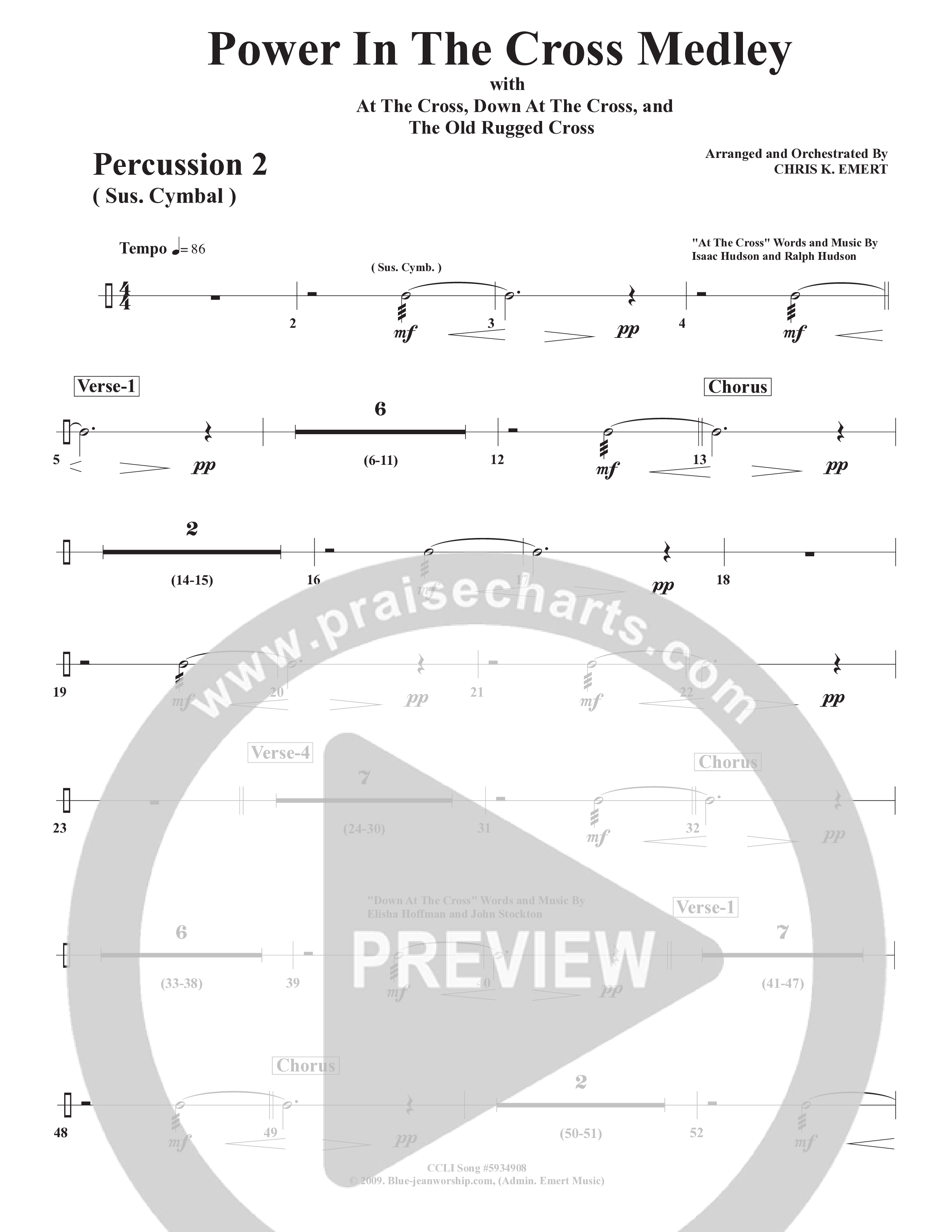 Power In The Cross Medley Suspended Cymbal (Chris Emert)