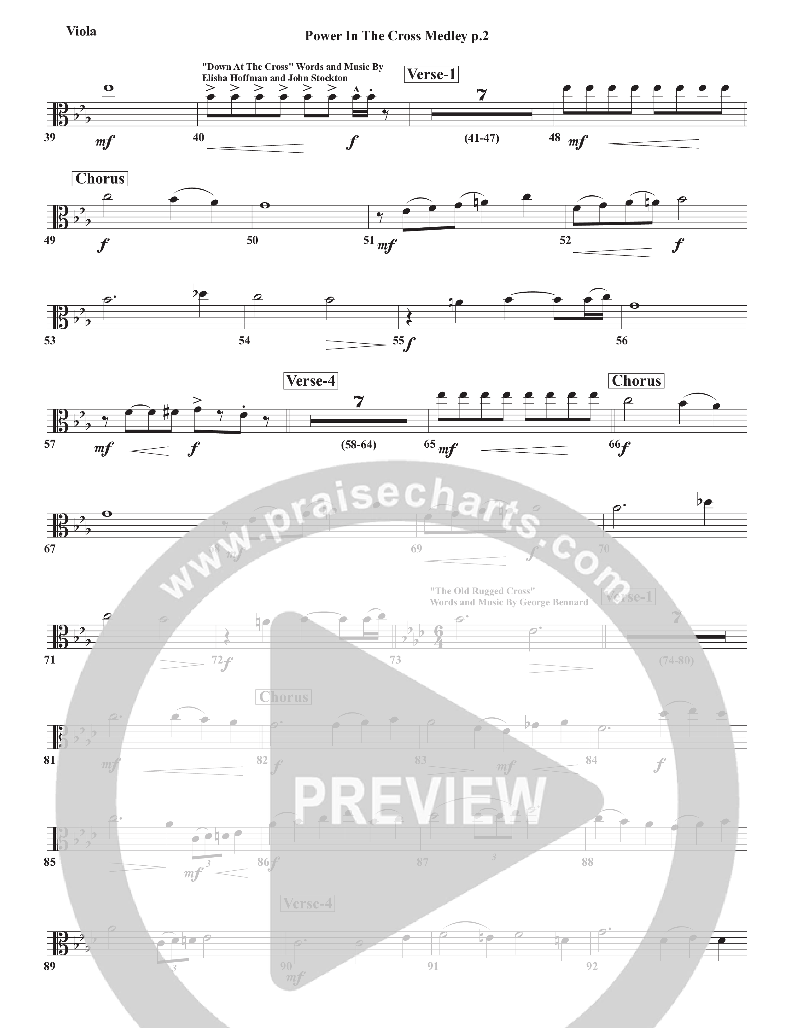 Power In The Cross Medley Viola (Chris Emert)