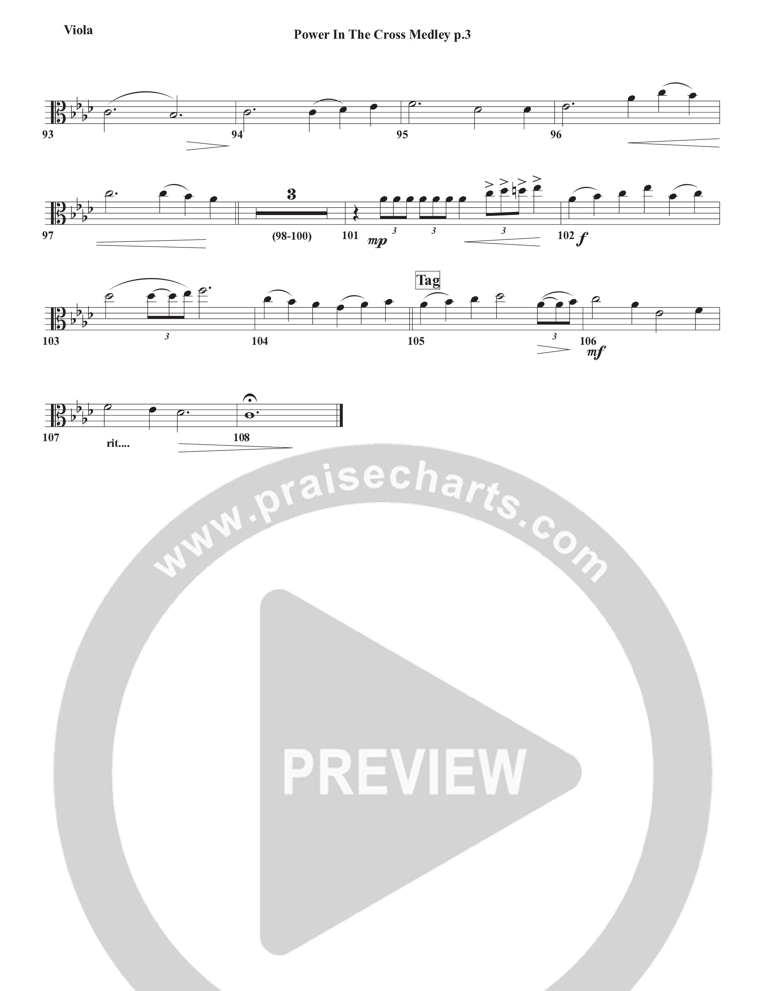 Power In The Cross Medley Viola (Chris Emert)