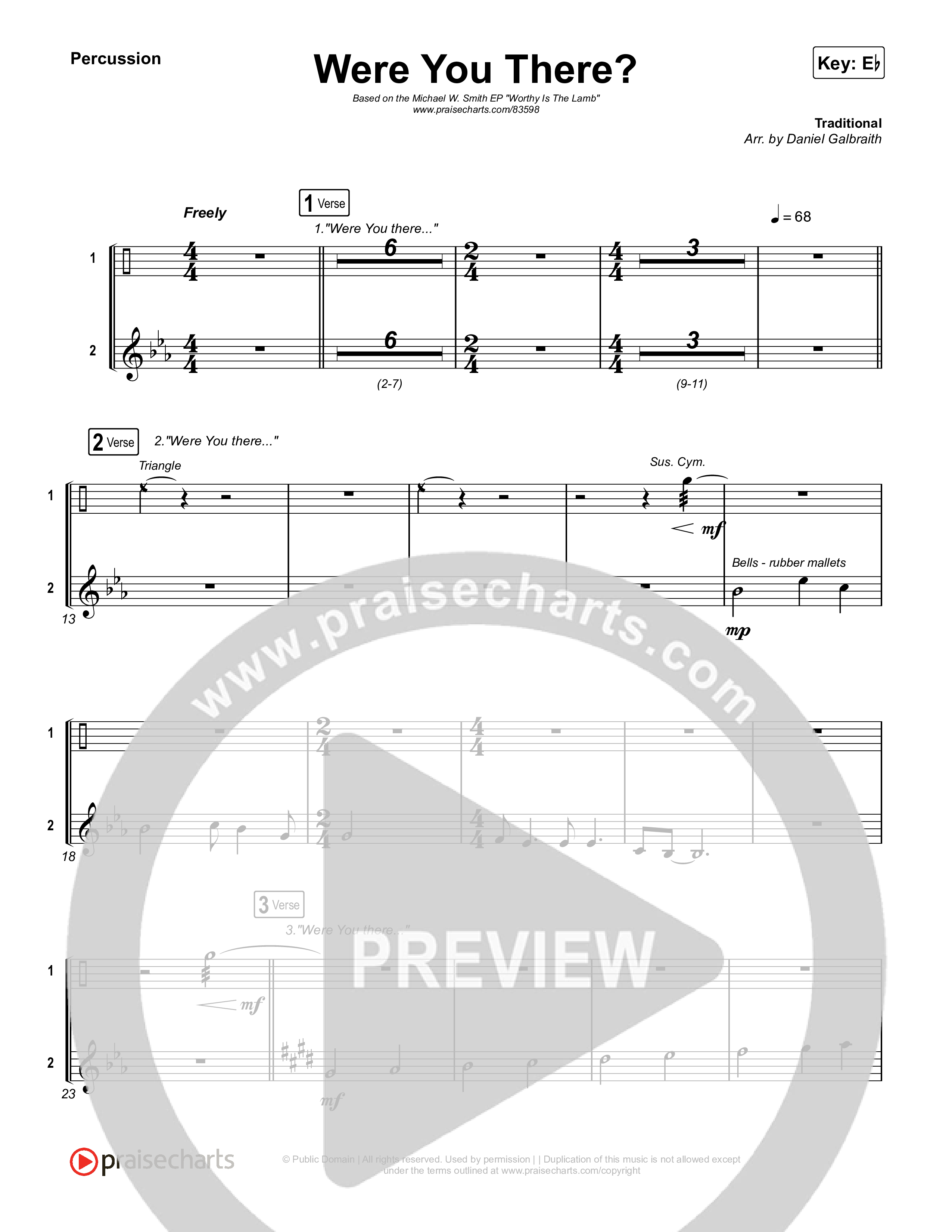 Were You There (Live) Percussion (Michael W. Smith)