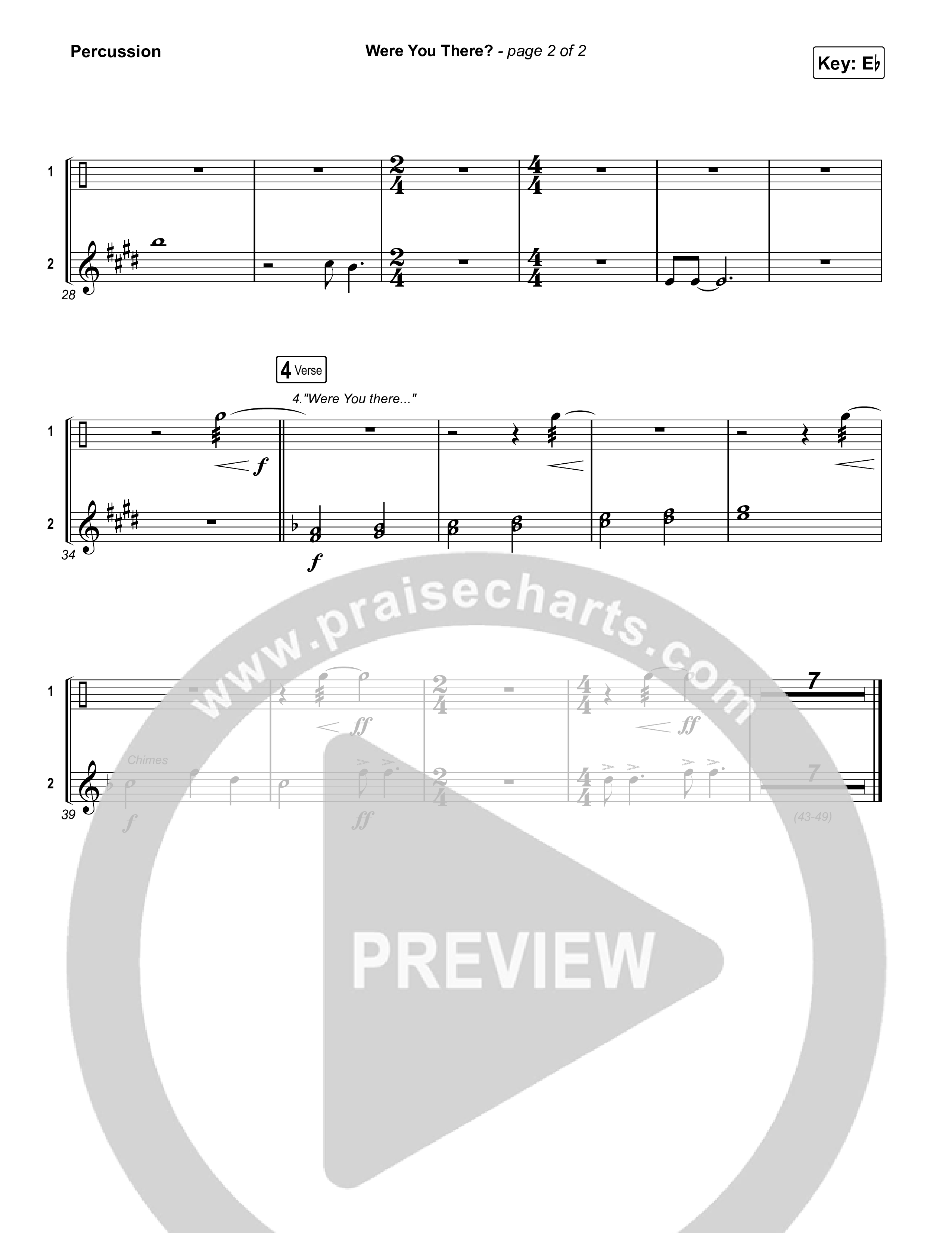 Were You There (Live) Percussion (Michael W. Smith)