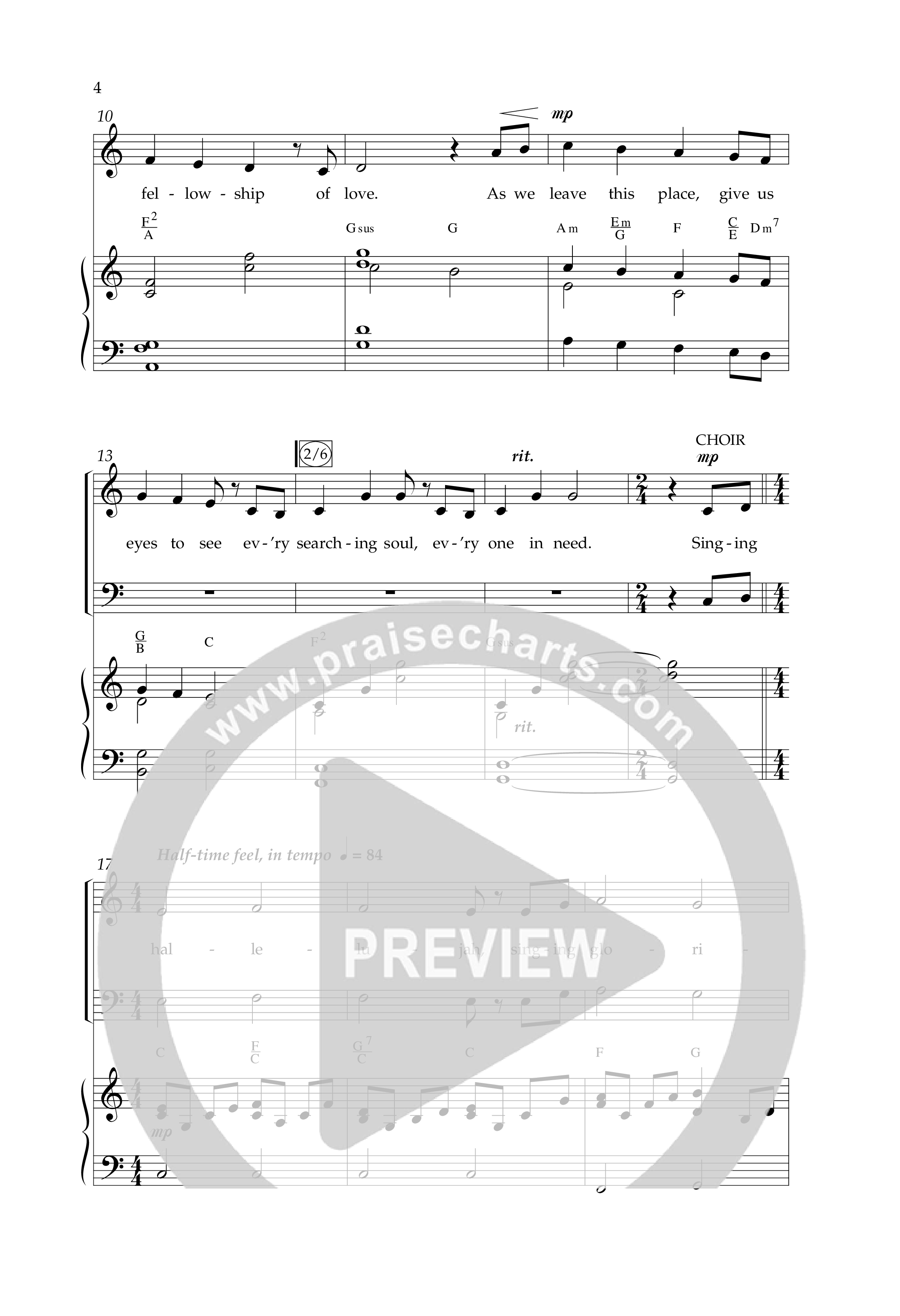Our Last Amen (Choral Anthem SATB) Anthem (SATB/Piano) (Lifeway Choral / Arr. Phillip Keveren)