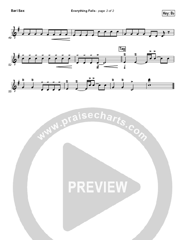 Everything Falls Bari Sax (FEE Band)