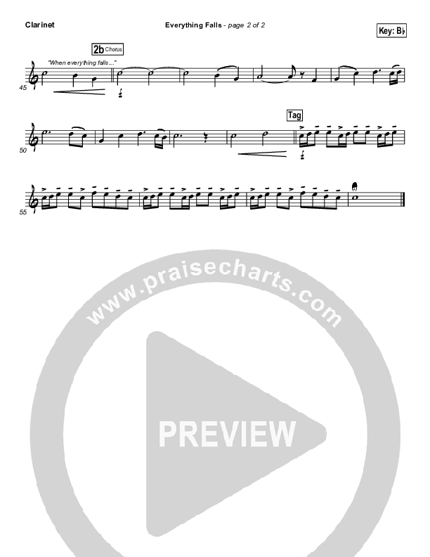 Everything Falls Clarinet (FEE Band)