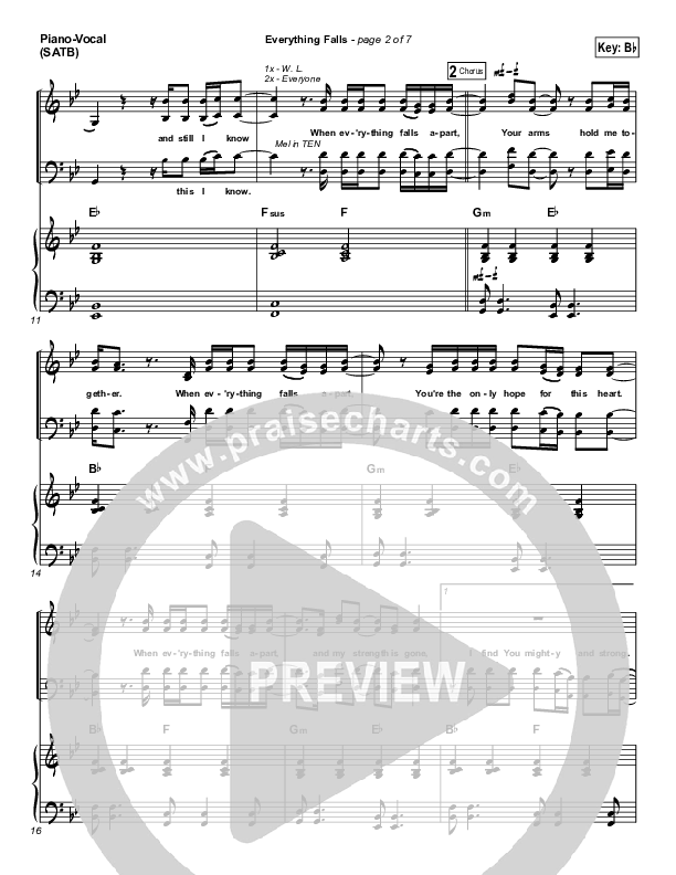 Everything Falls Lead & Piano (FEE Band)