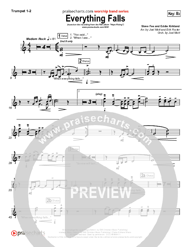 Everything Falls Trumpet 1,2 (FEE Band)
