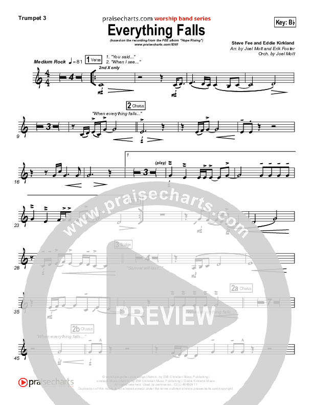 Everything Falls Trumpet 3 (FEE Band)