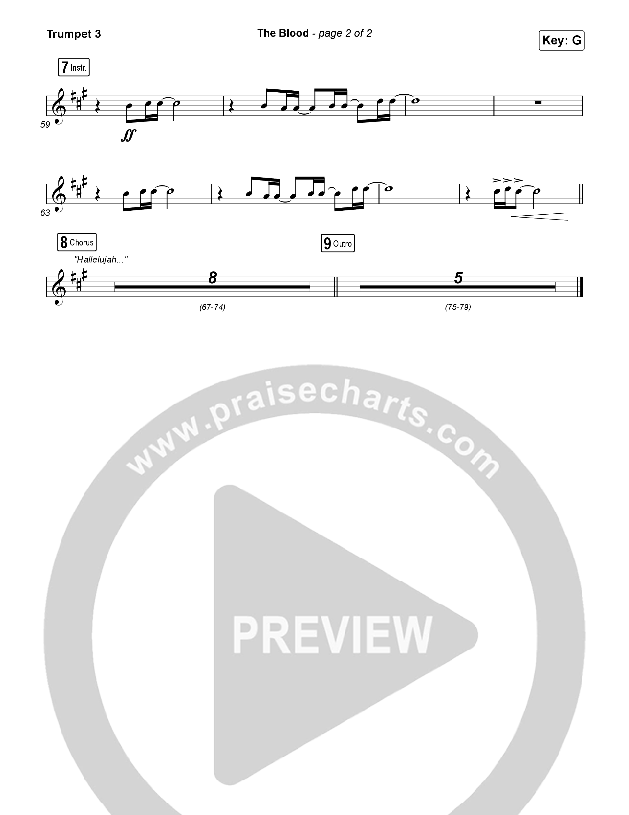 The Blood (Live) Trumpet 3 (Bethel Music / David Funk)