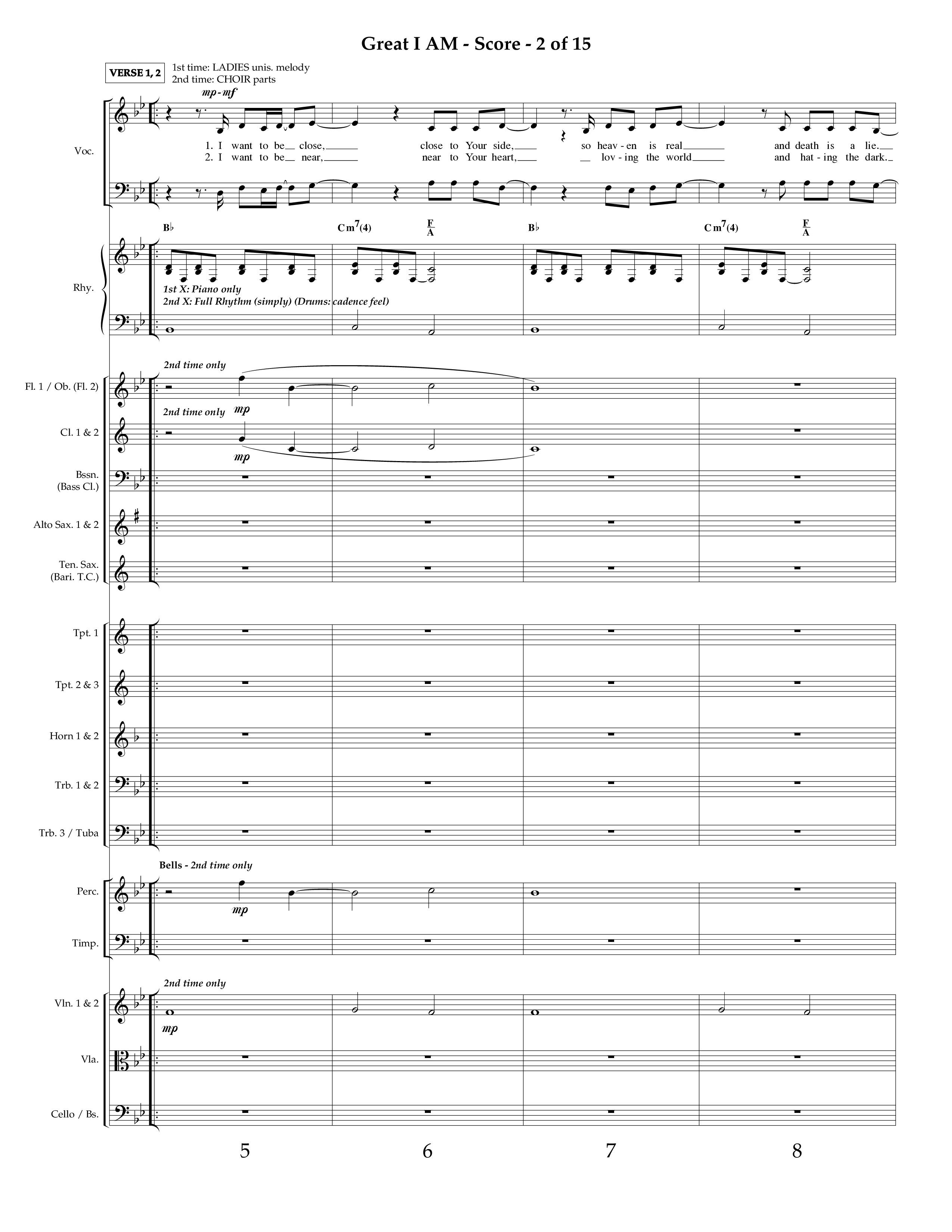Great I Am (Choral Anthem SATB) Conductor's Score (Lifeway Choral / Arr. Ken Barker / Orch. Dave Williamson)