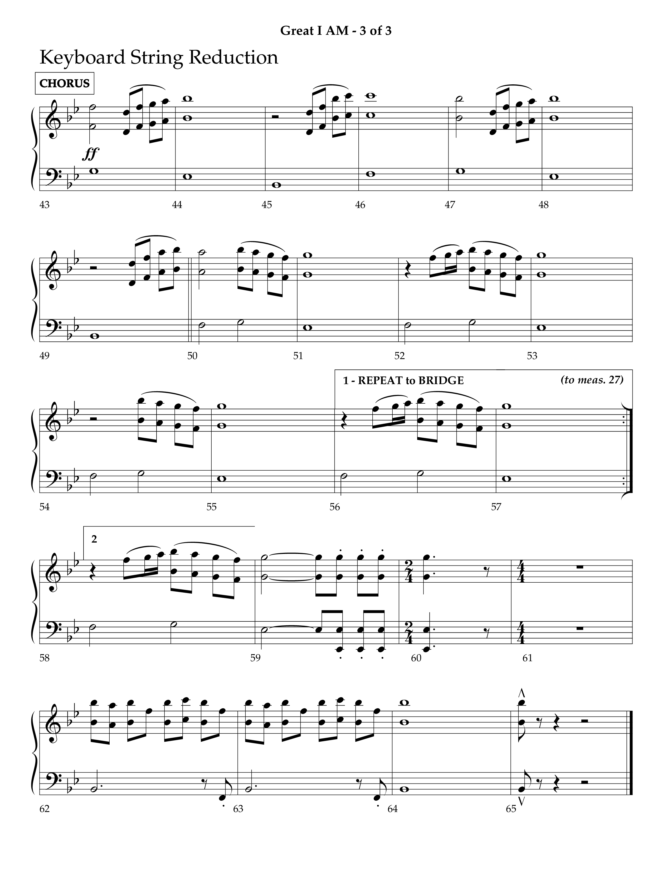 Great I Am (Choral Anthem SATB) String Reduction (Lifeway Choral / Arr. Ken Barker / Orch. Dave Williamson)