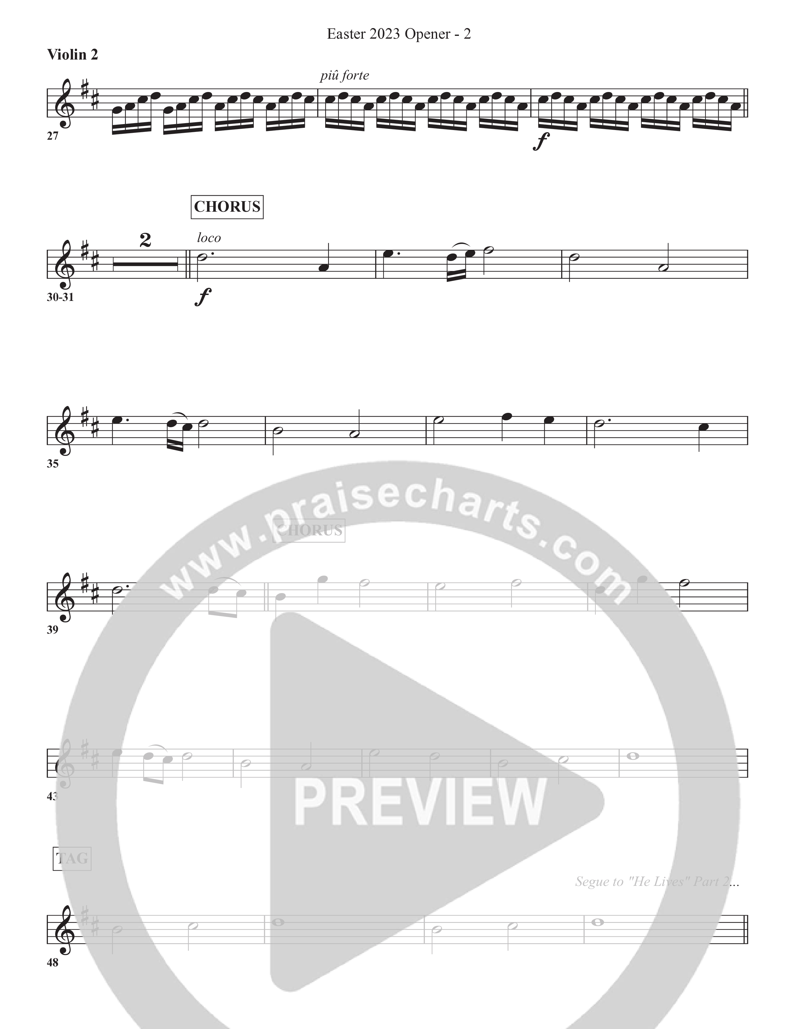 Living Hope Violin 2 (Bell Shoals Music / Arr. BJ Davis)