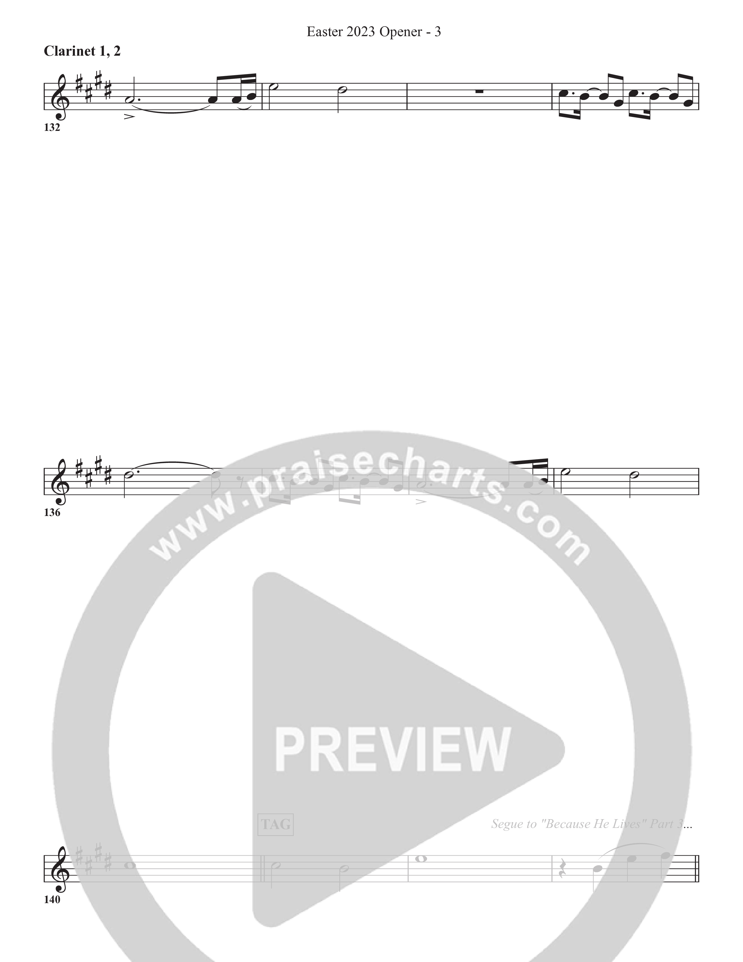He Lives Clarinet 1/2 (Bell Shoals Music / Arr. BJ Davis)