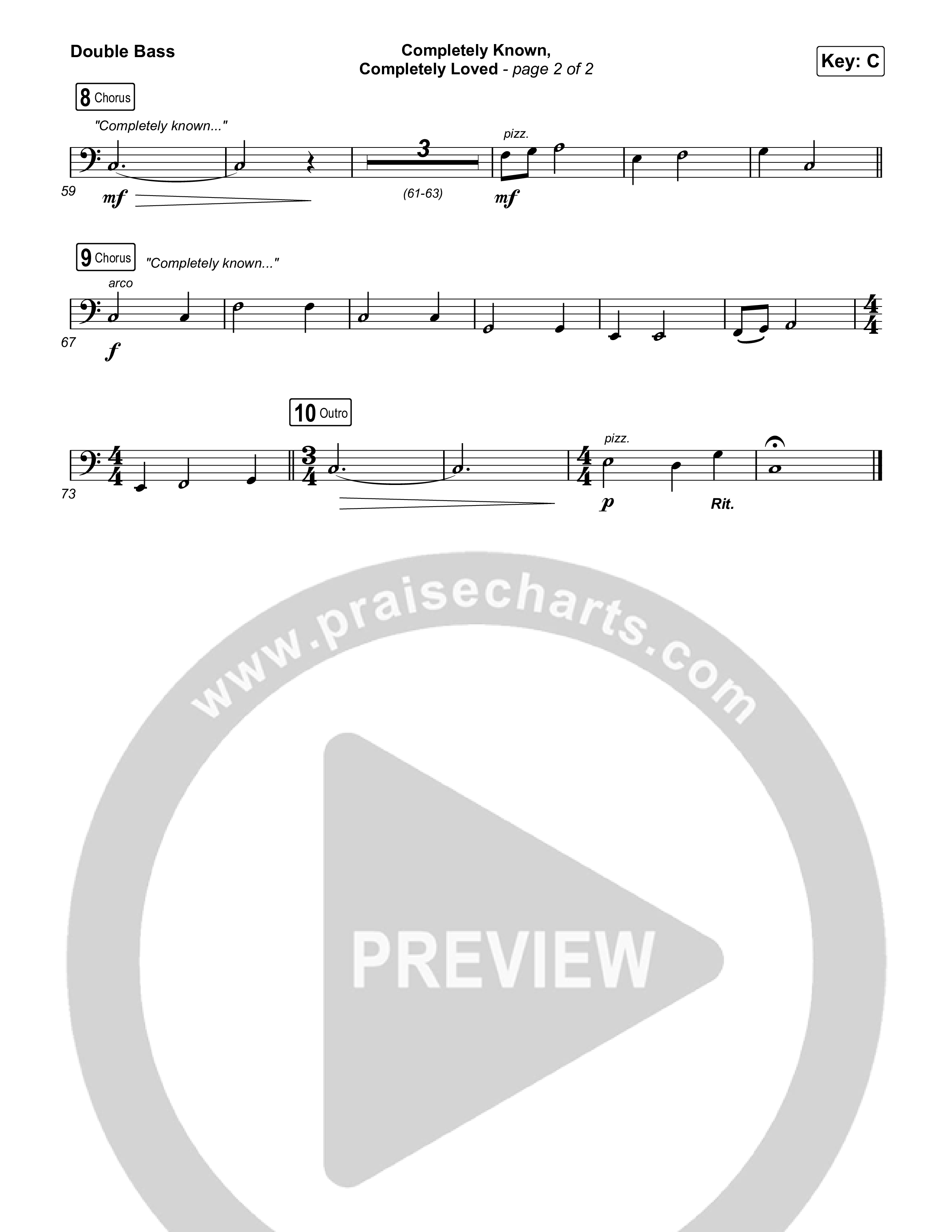 Completely Known Completely Loved String Bass (Matt Boswell / Matt Papa)