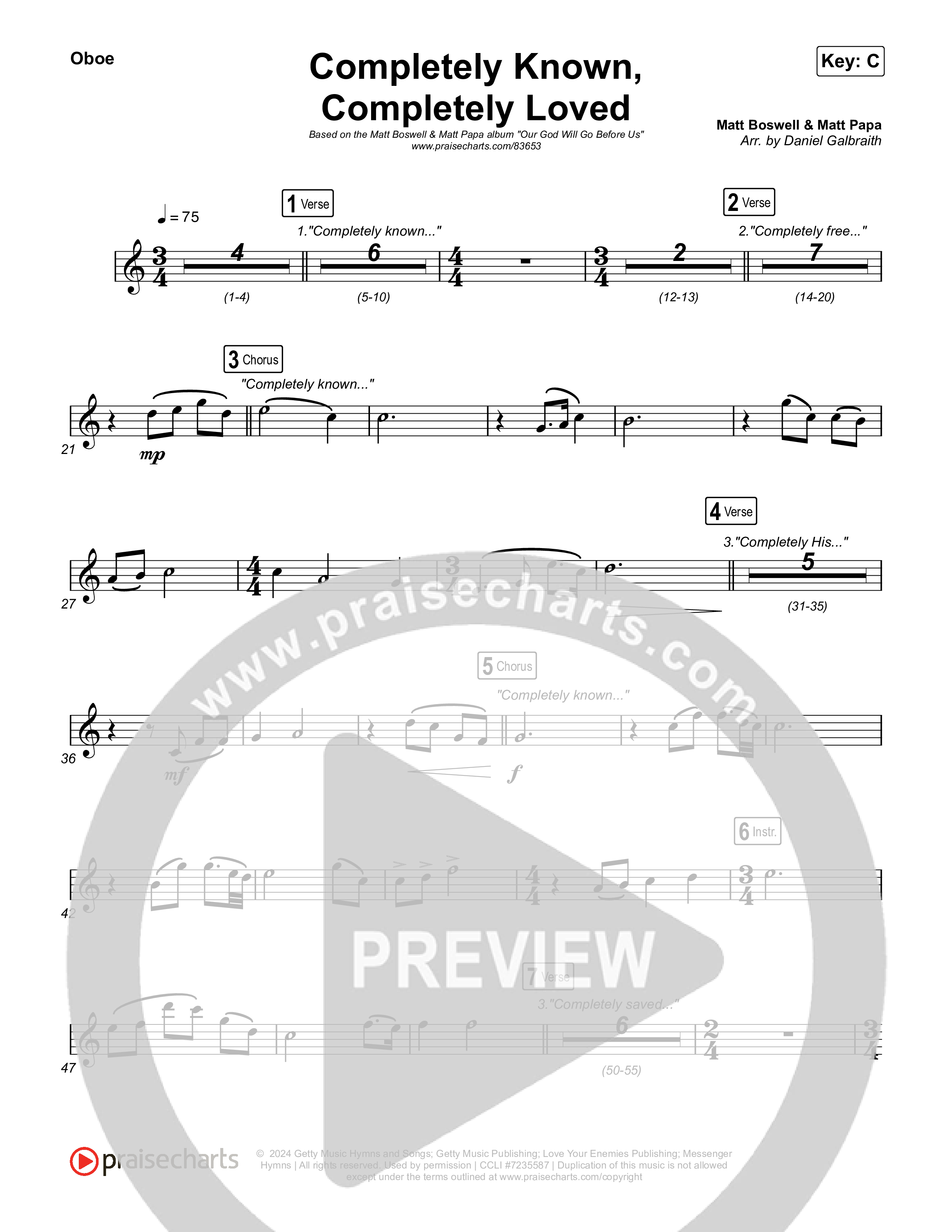 Completely Known Completely Loved Wind Pack (Matt Boswell / Matt Papa)