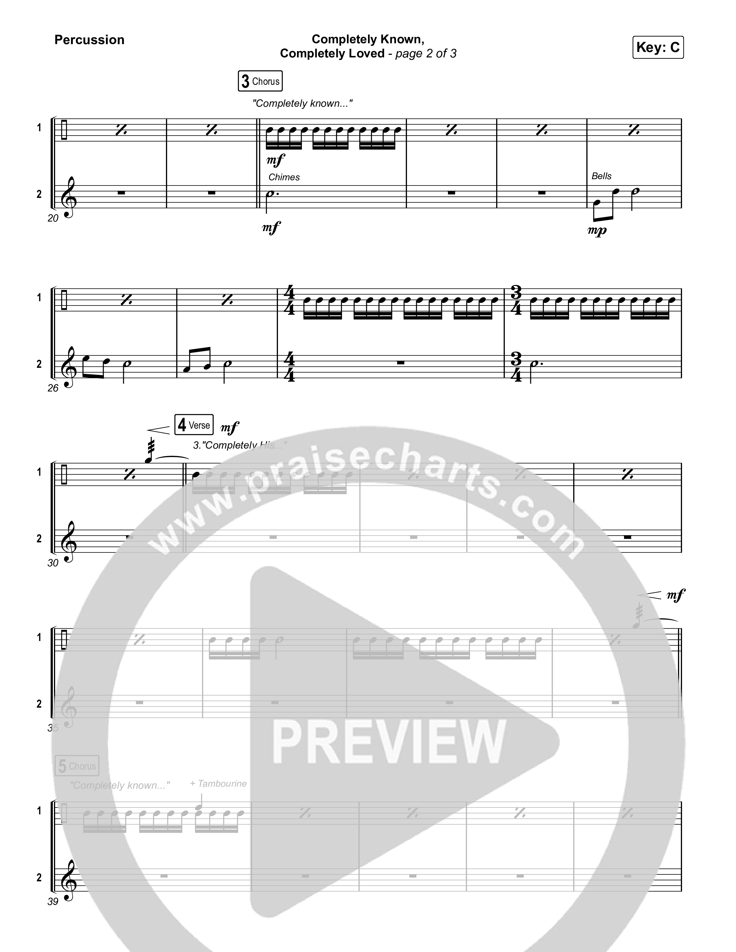 Completely Known Completely Loved Percussion (Matt Boswell / Matt Papa)