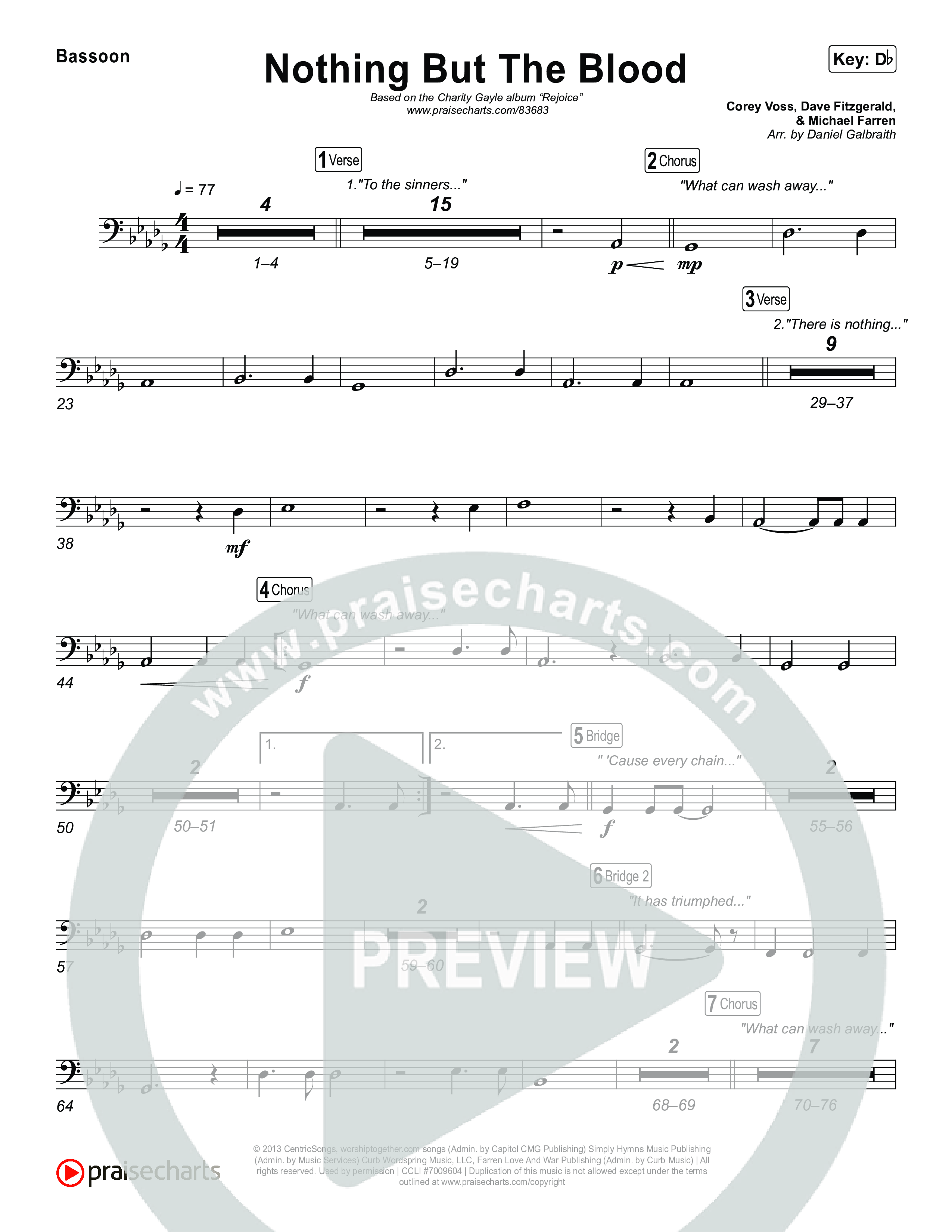 Nothing But The Blood Bassoon (Charity Gayle)