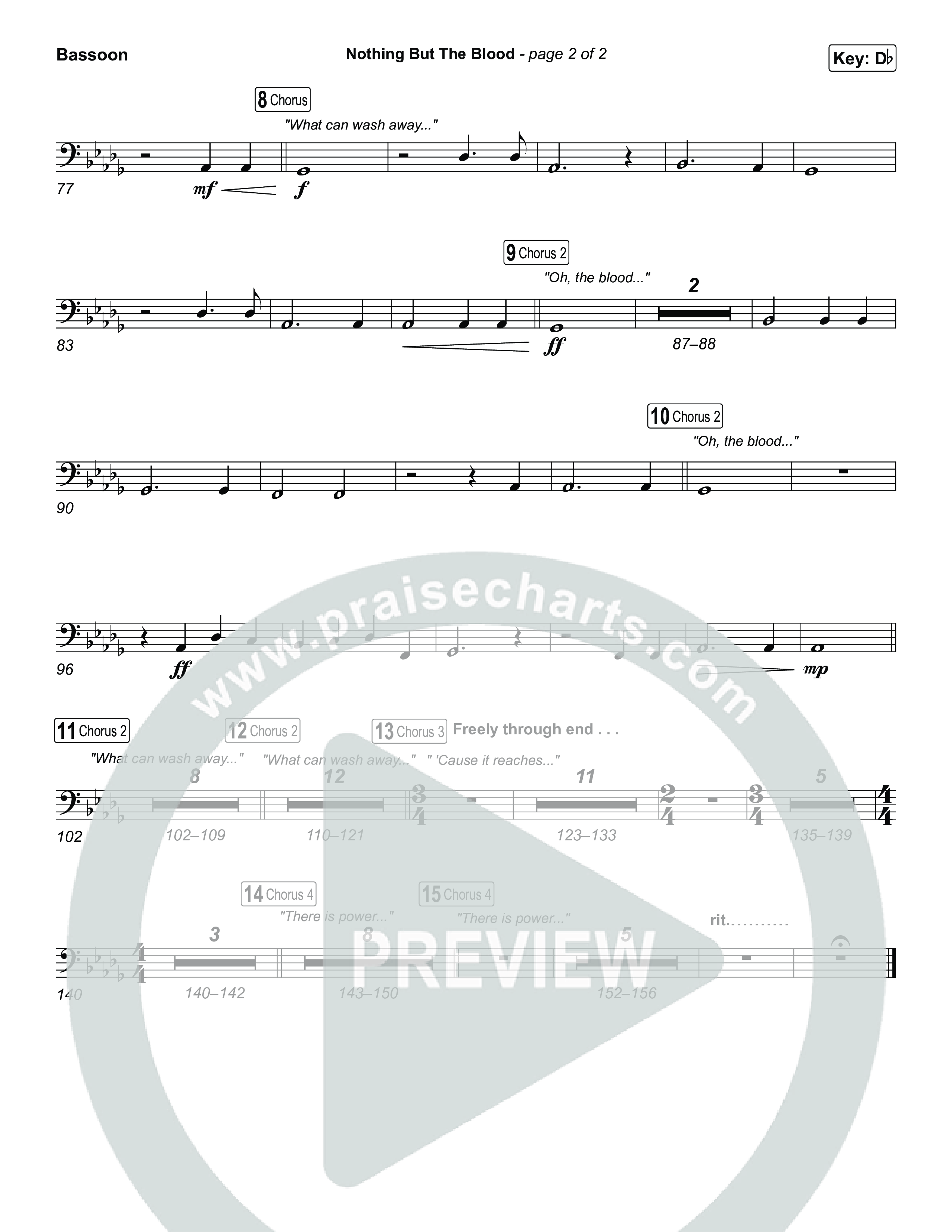 Nothing But The Blood Bassoon (Charity Gayle)