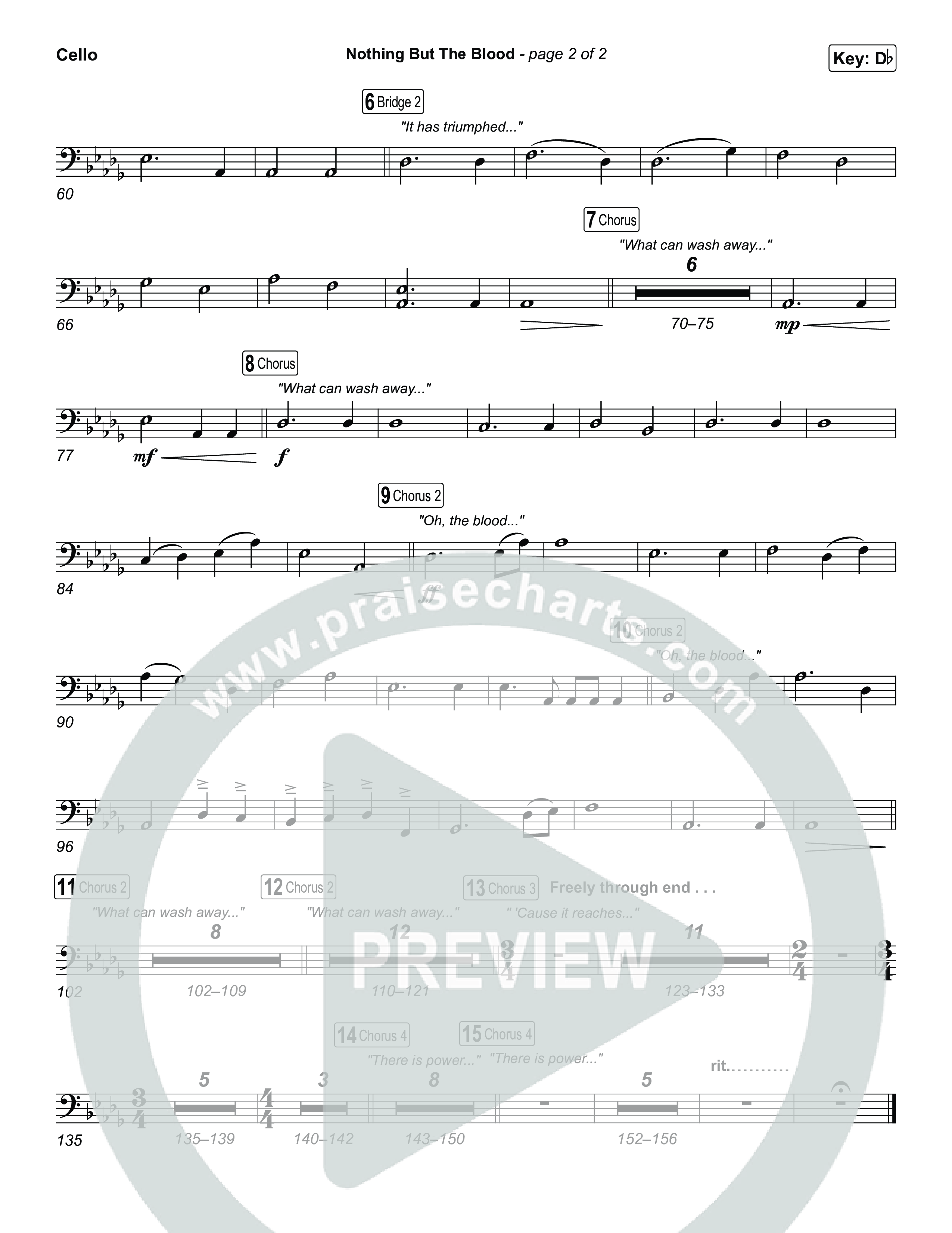 Nothing But The Blood Cello (Charity Gayle)