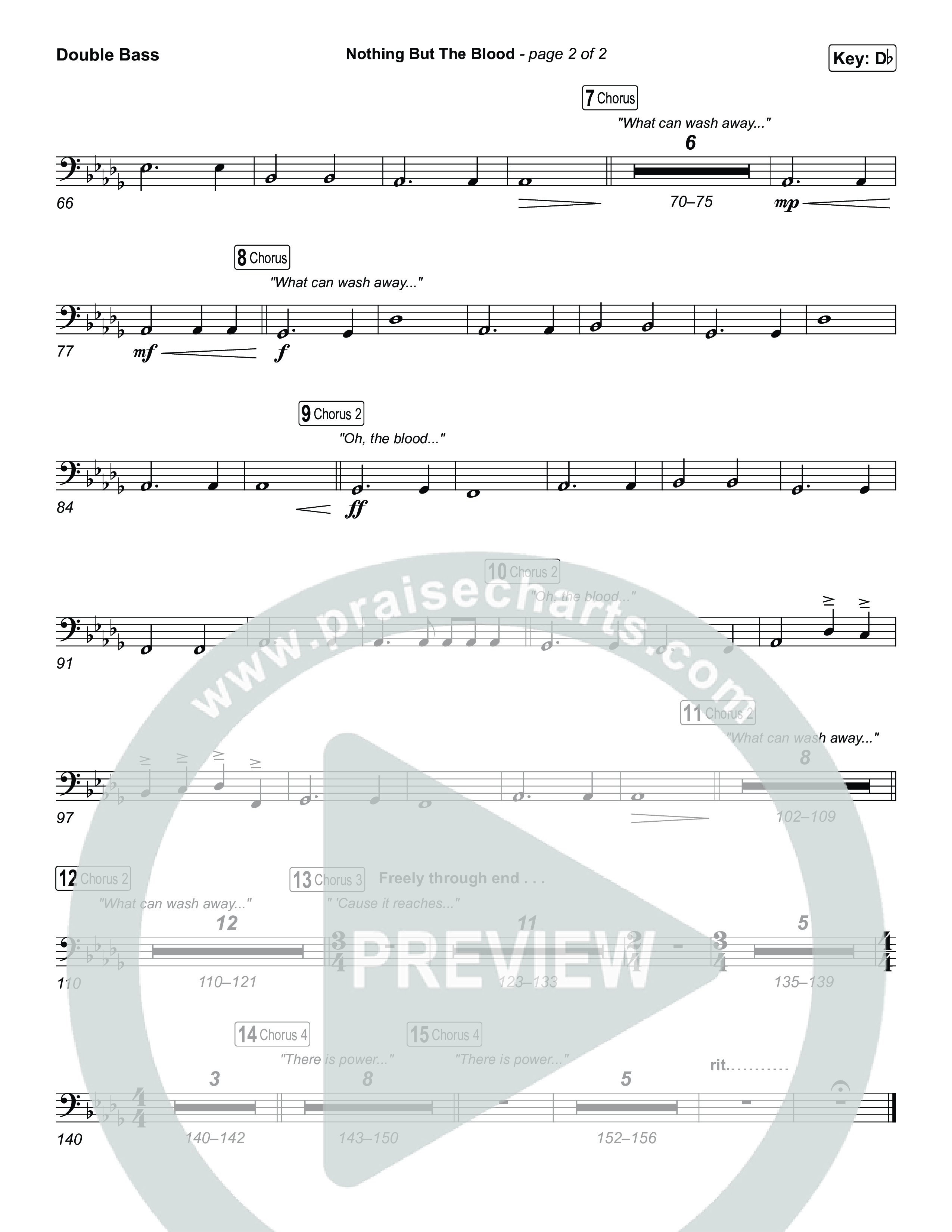 Nothing But The Blood Double Bass (Charity Gayle)