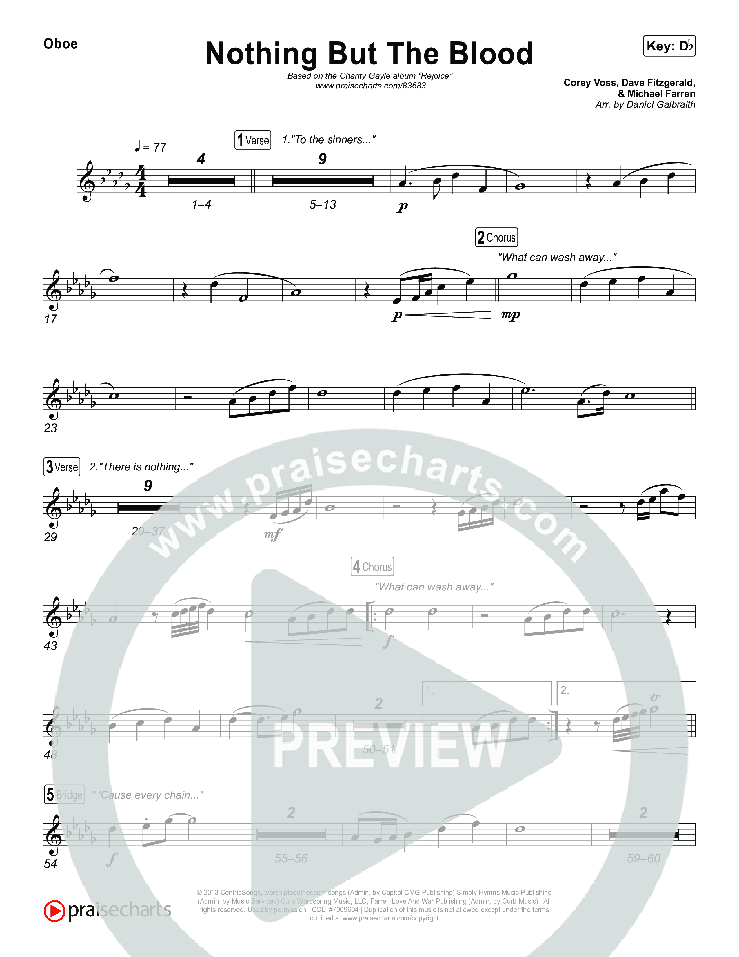 Nothing But The Blood Oboe (Charity Gayle)