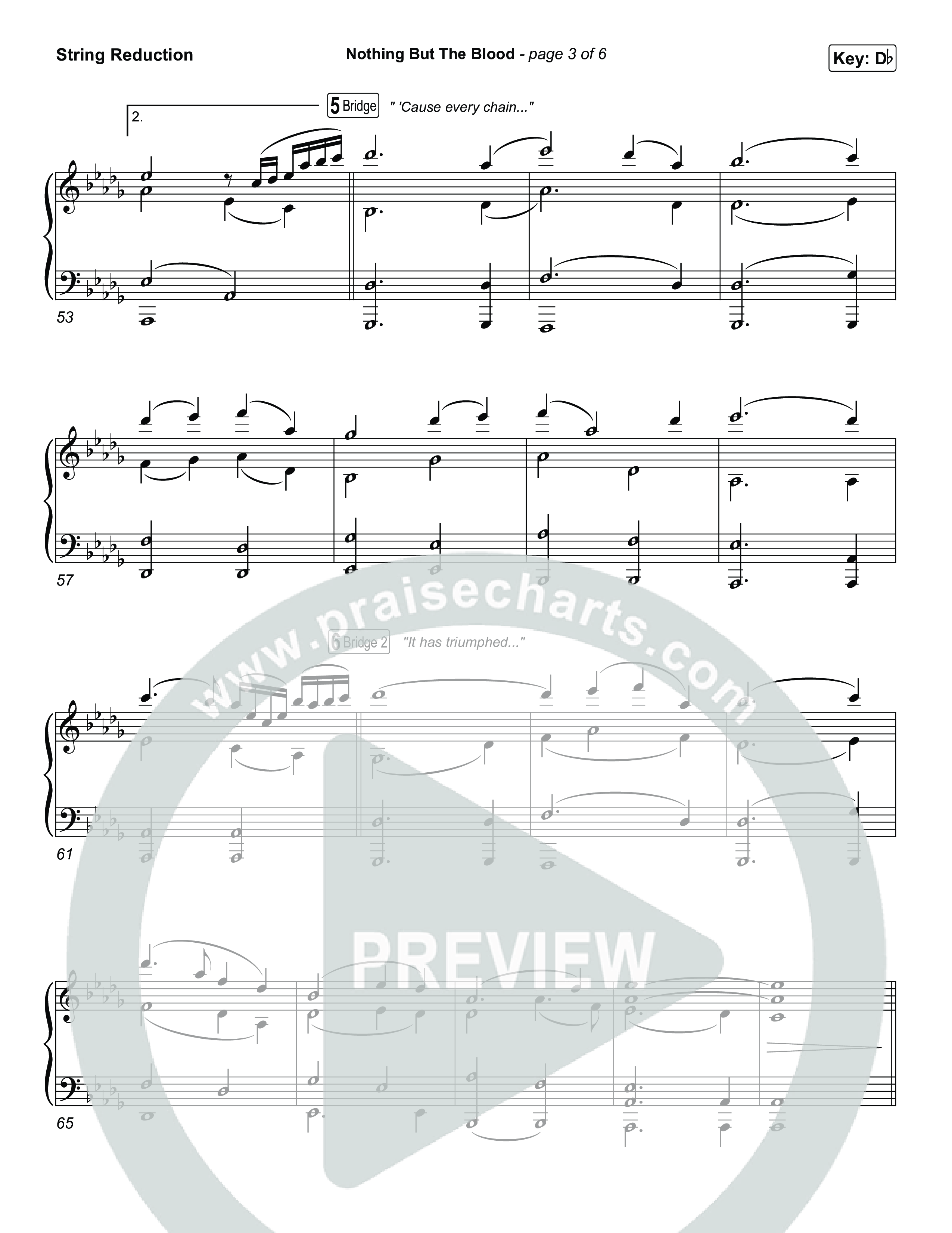 Nothing But The Blood String Reduction (Charity Gayle)