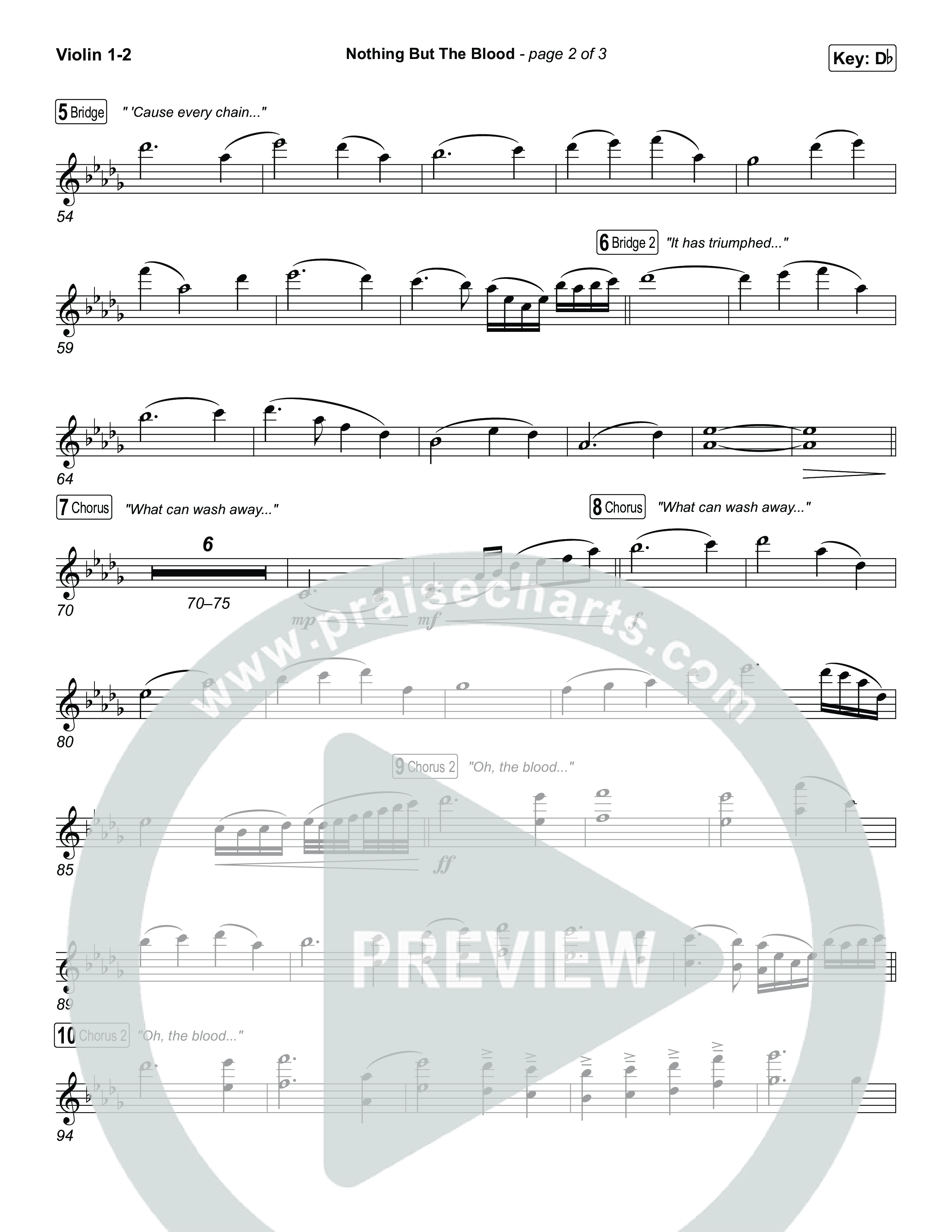 Nothing But The Blood Violin 1/2 (Charity Gayle)