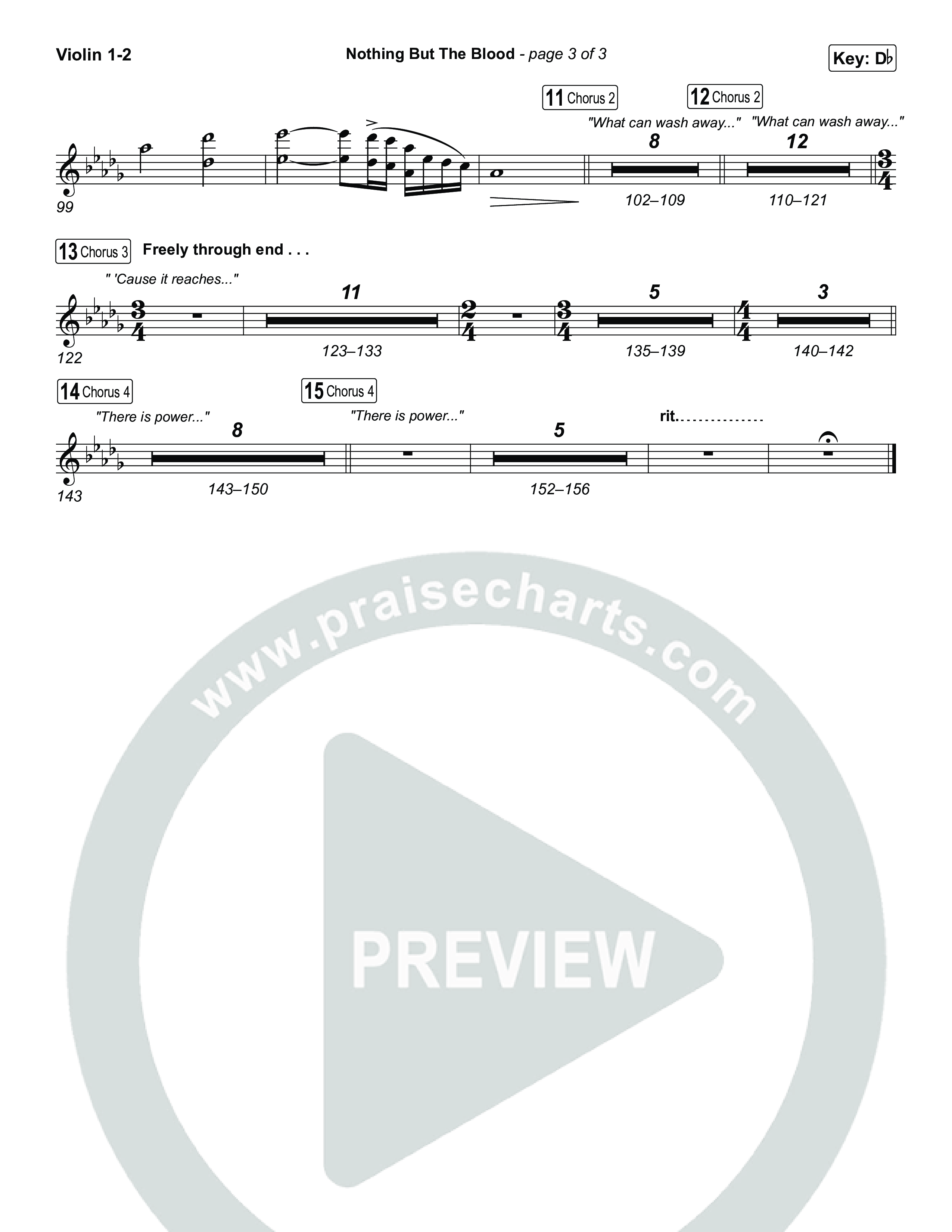 Nothing But The Blood Violin 1/2 (Charity Gayle)