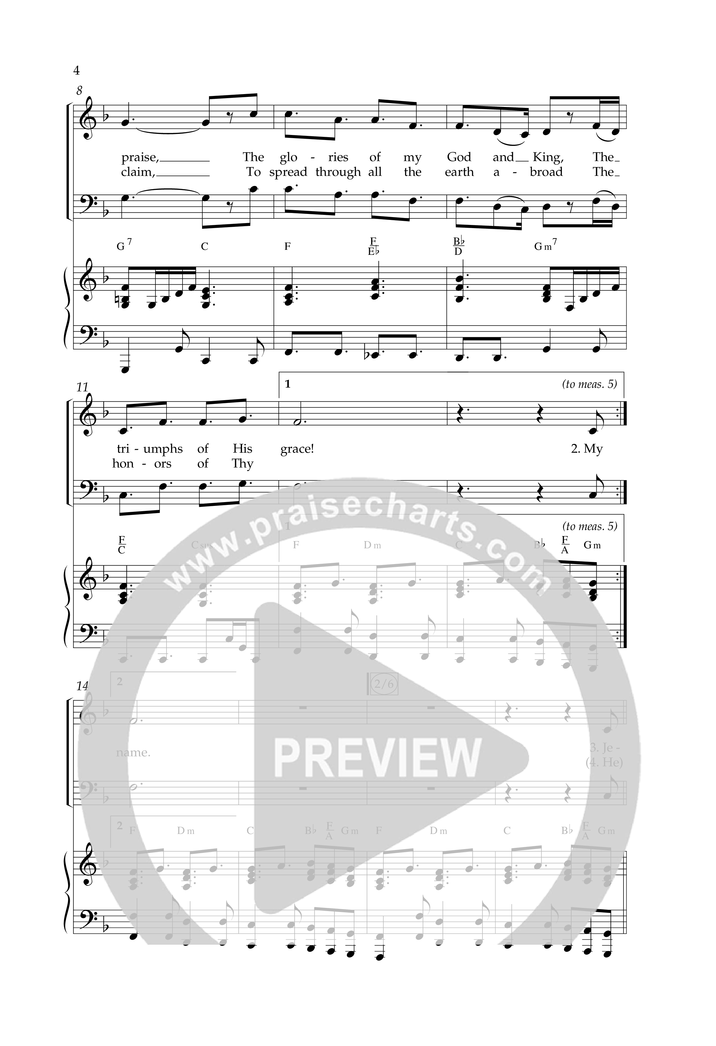 O For A Thousand Tongues (Choral Anthem SATB) Anthem (SATB/Piano) (Lifeway Choral / Arr. Dave Williamson)