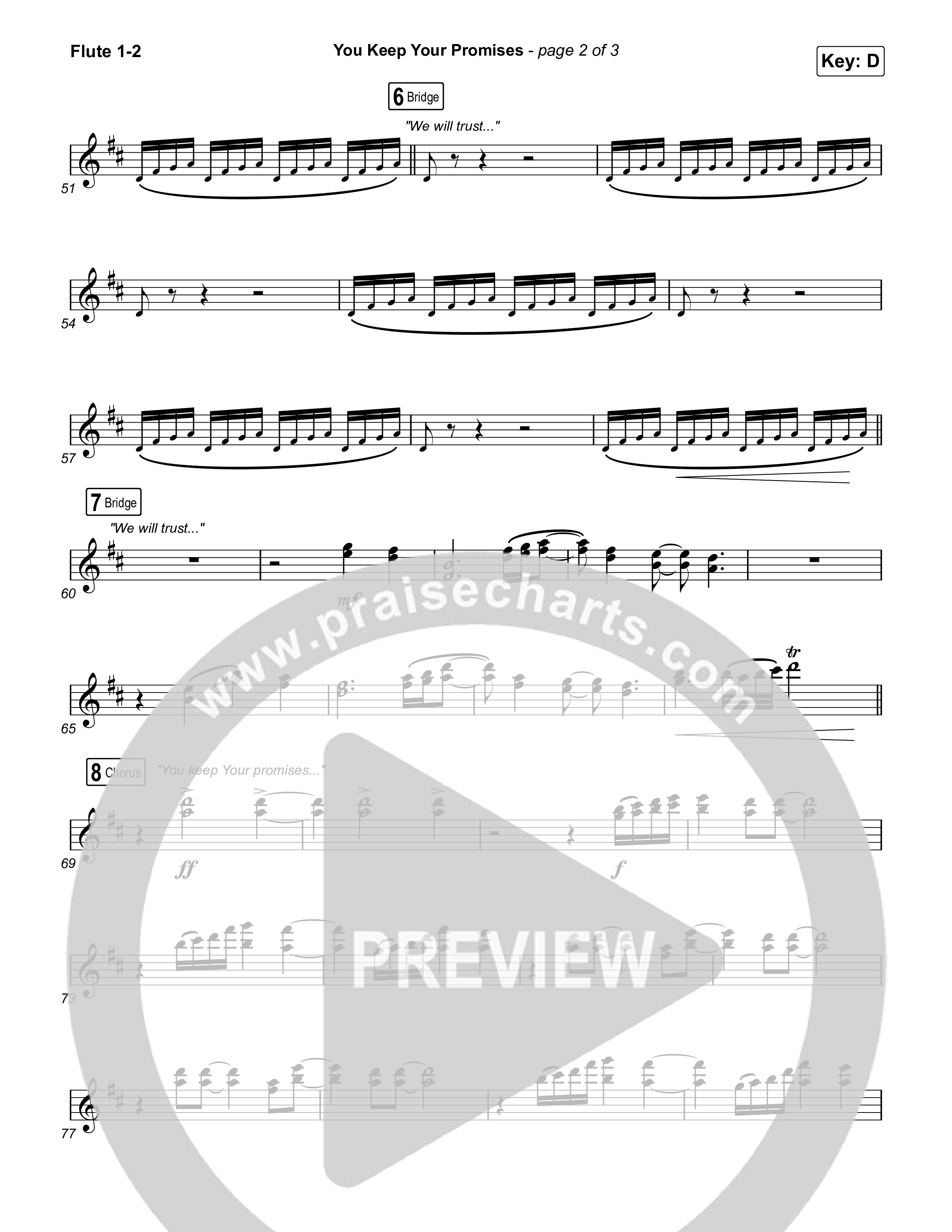 You Keep Your Promises Wind Pack (Charity Gayle)