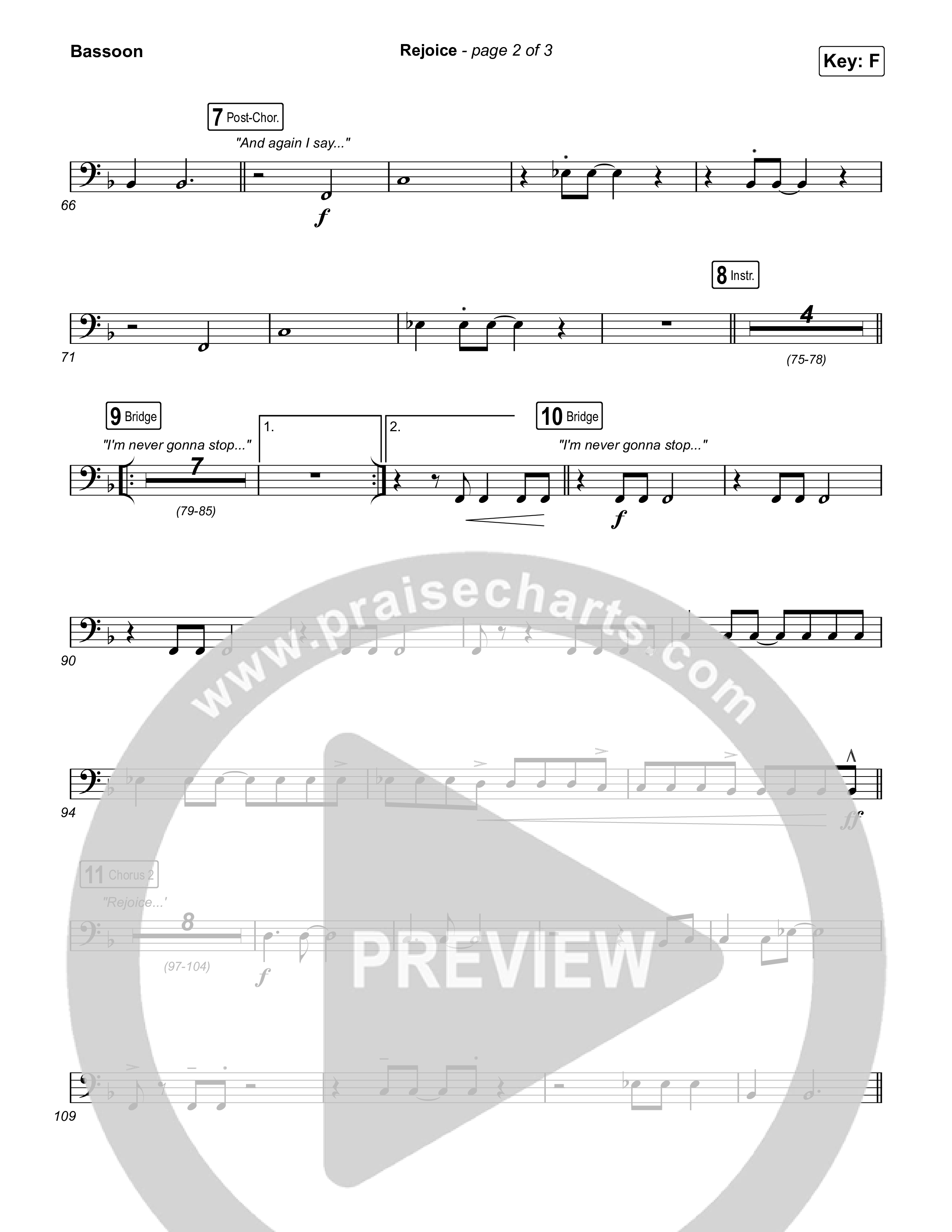 Rejoice Bassoon (Charity Gayle)