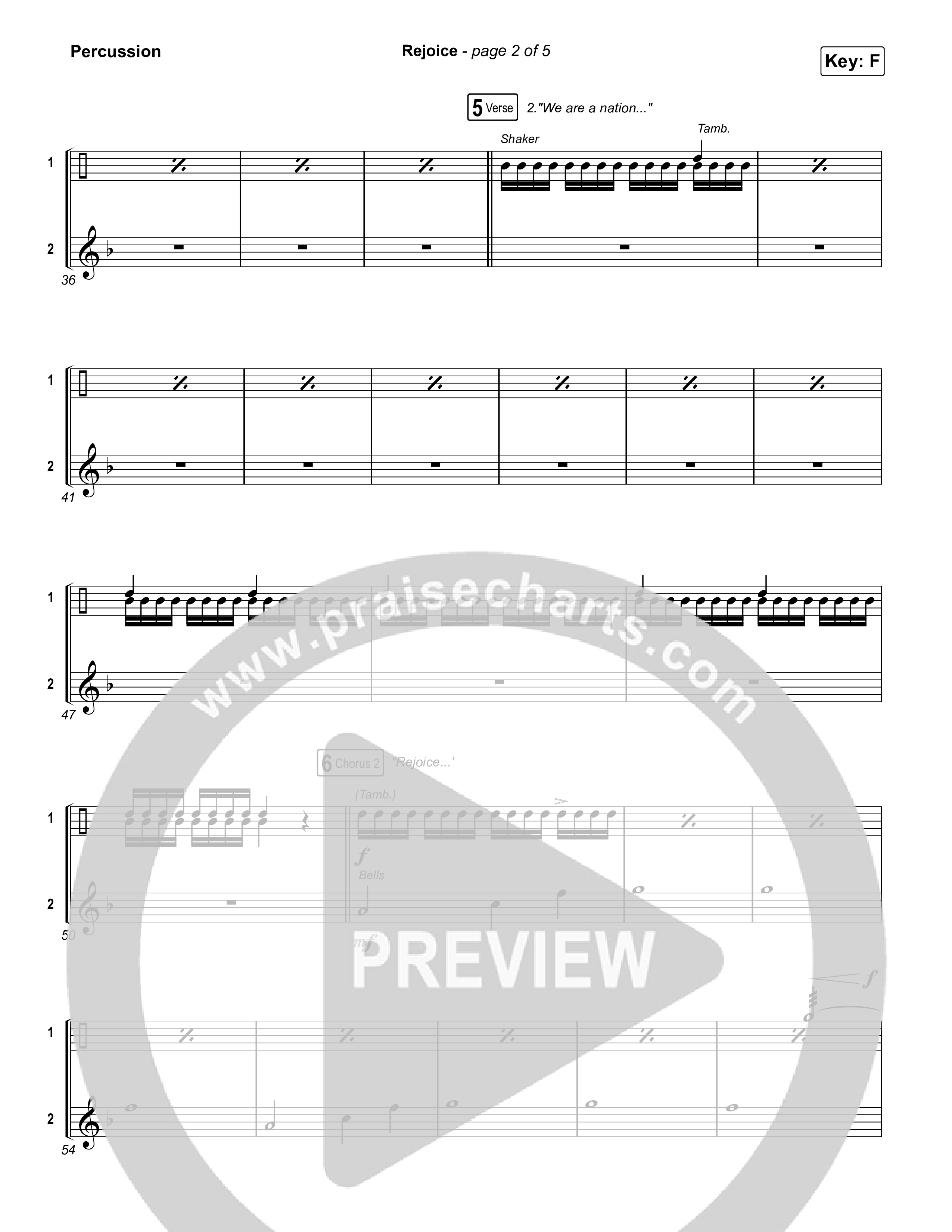 Rejoice Percussion (Charity Gayle)